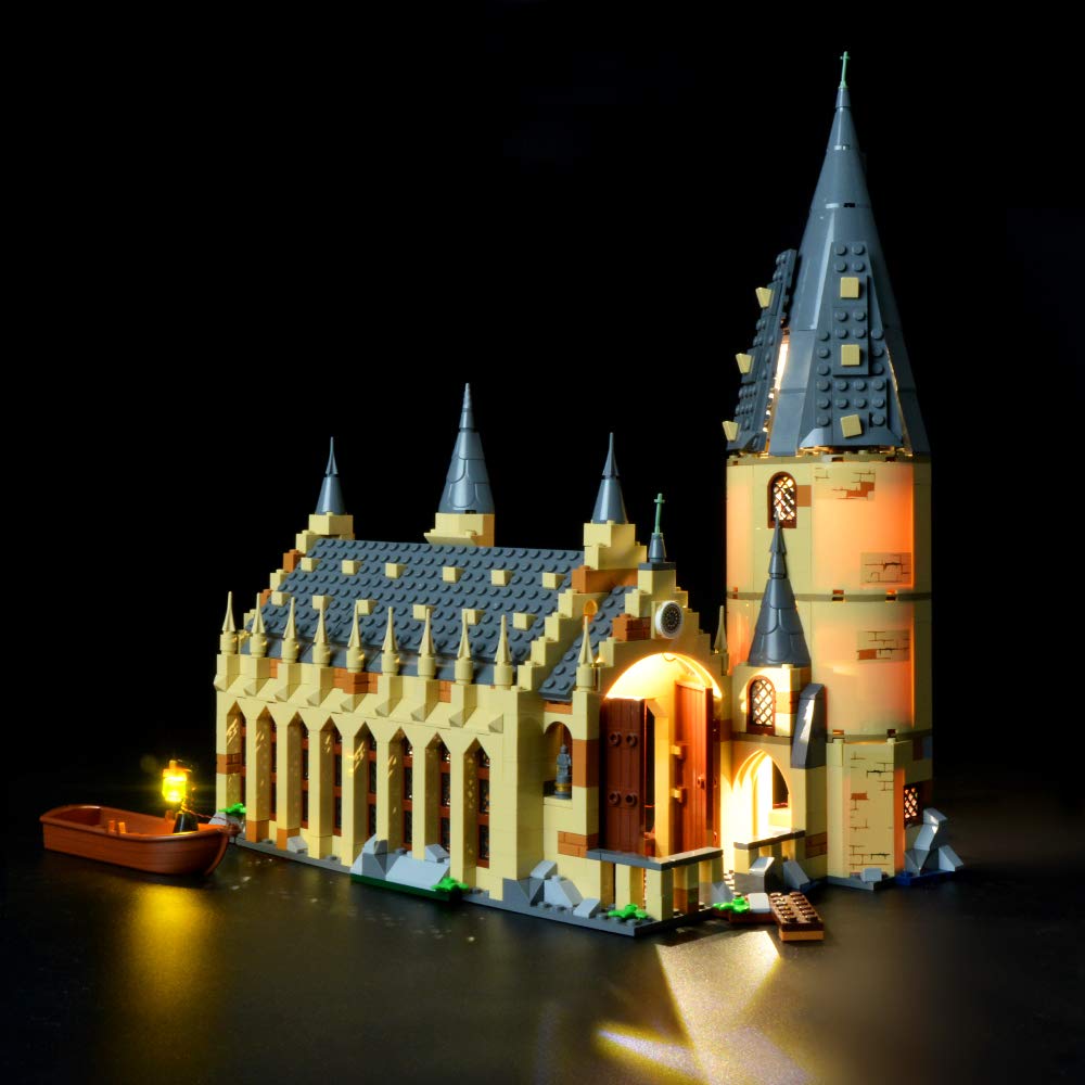 BRIKSMAX LED Light Kit for Harry Potter Hogwarts Great Hall - Compatible with Lego 75954 Building Set (Model Not Included) | Perfect for Harry Potter Fans, Room Decor & LEGO Display Enhancement