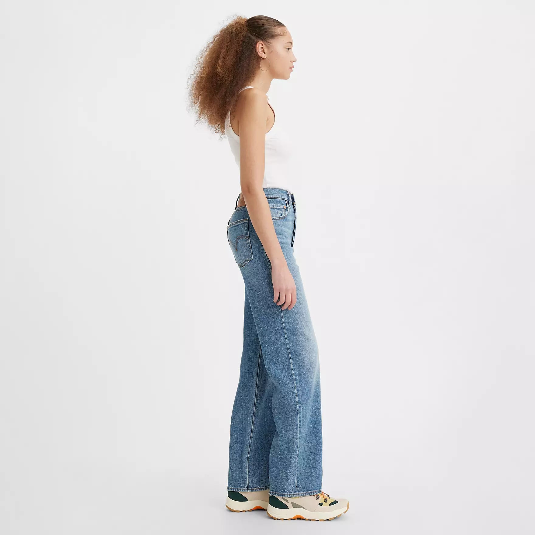 Levi's Ribcage Full Length Jeans for Women - High Waist Straight Leg Denim Pants | Perfect for Casual Wear, Office Outfits & Night Out