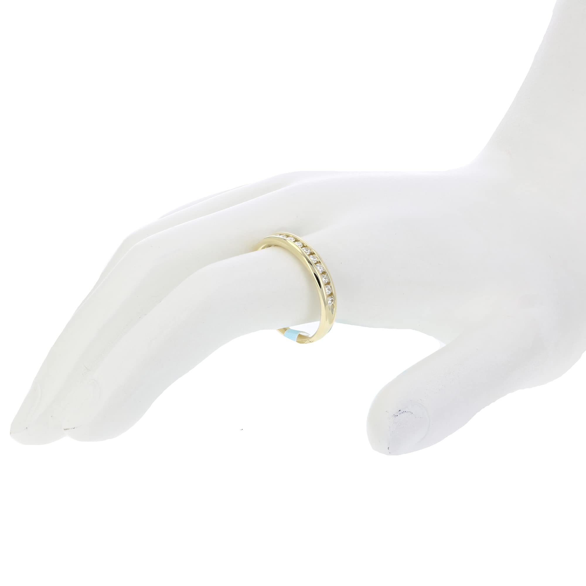1/4 cttw to 1 cttw Diamond Wedding Band for Women - 14K Gold Comfort Fit Channel Set Ring (Size 4.5-10) | Perfect for Anniversaries, Engagements & Everyday Elegance