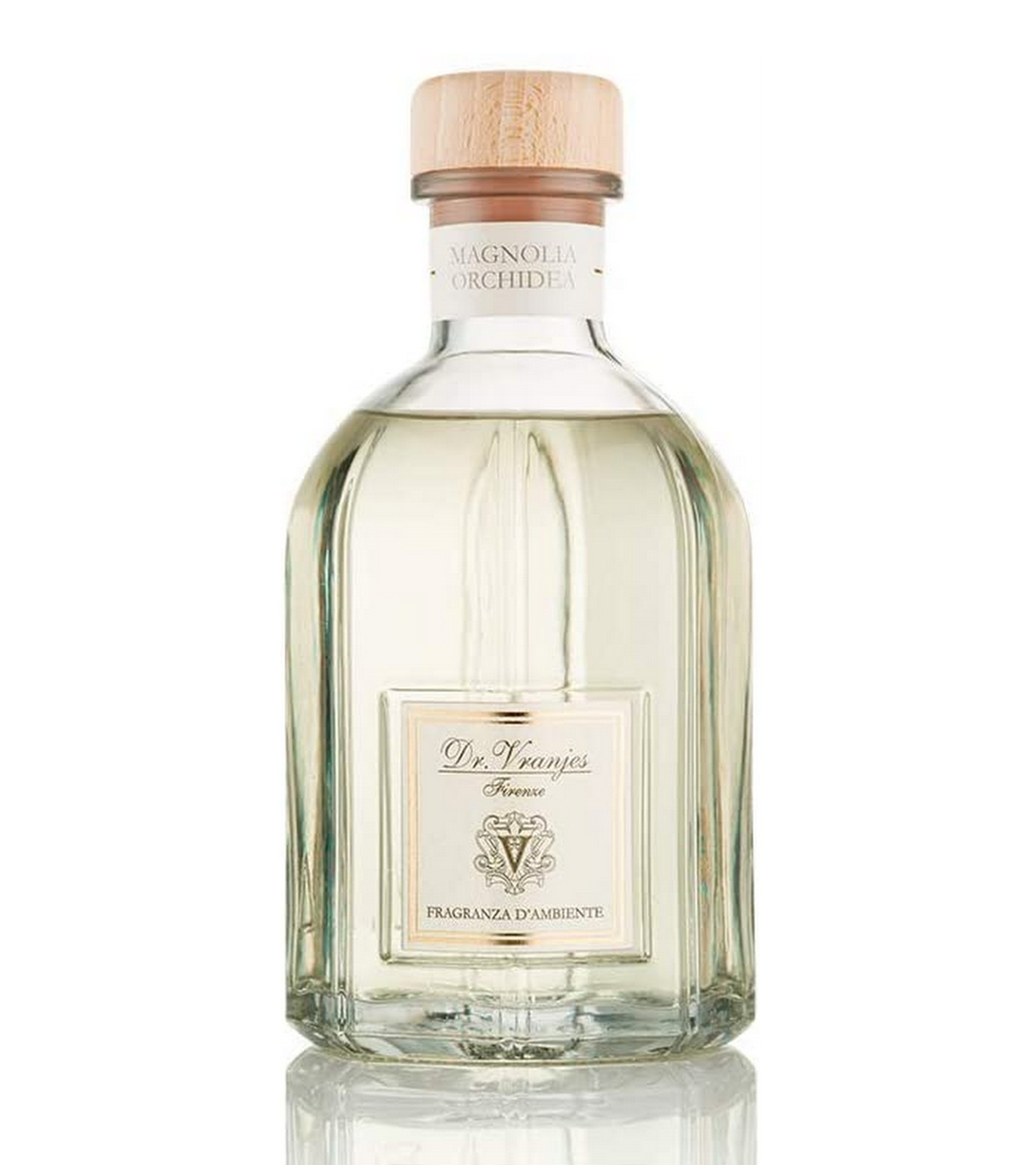 Premium Dr. Vranjes Magnolia Orchid Scented Diffuser 250ml/8.5oz - Luxury Home Fragrance for Living Room, Bedroom & Office Aromatherapy