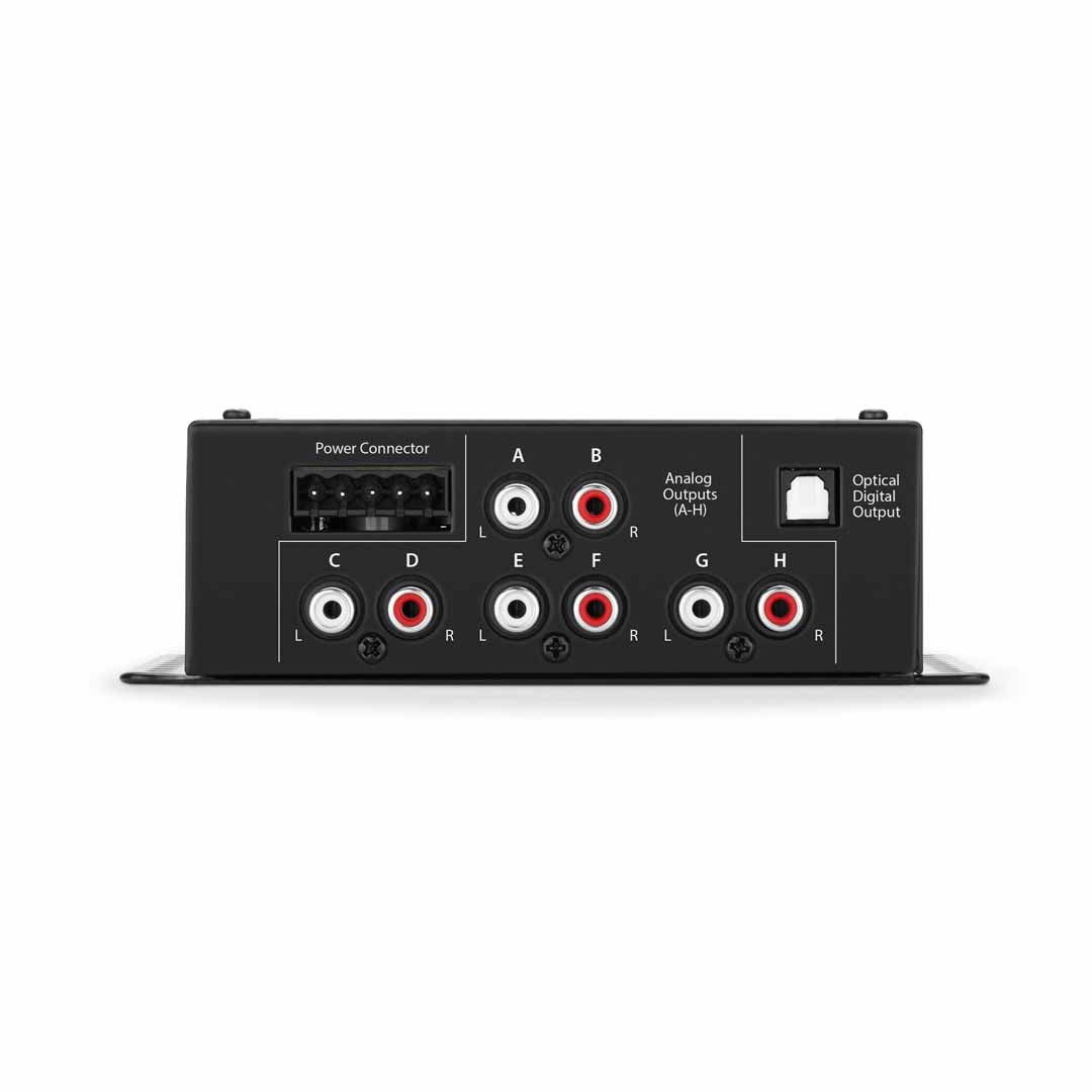 JL Audio TwK D8 Digital Signal Processor - 8-Channel Analog Outputs with Digital Input for Car Audio System Tuning | Perfect for Vehicle Sound System Upgrades & Professional Audio Installations