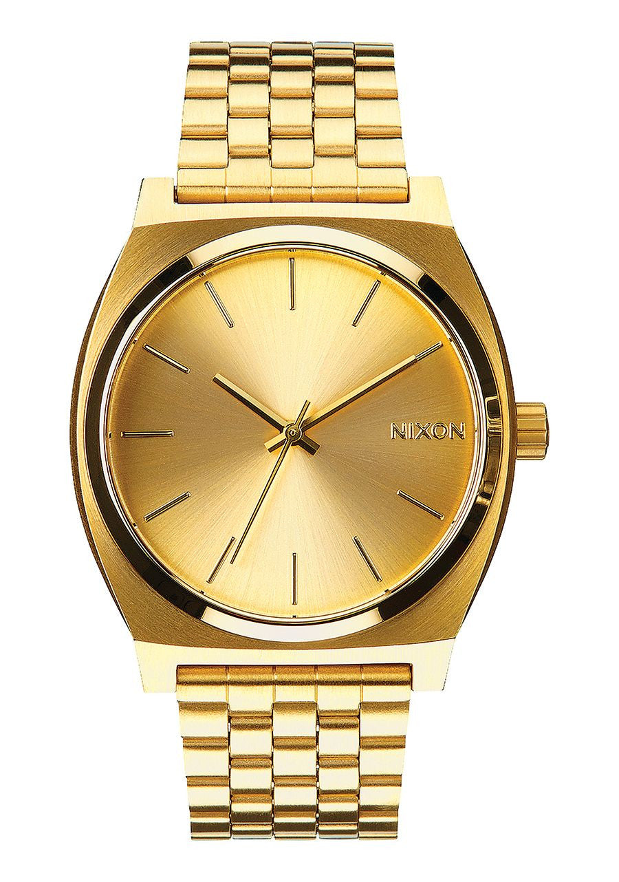 Nixon Time Teller 37mm All Gold Watch - Stylish Gold-Tone Watch for Men & Women - Perfect for Casual, Office, and Special Occasions