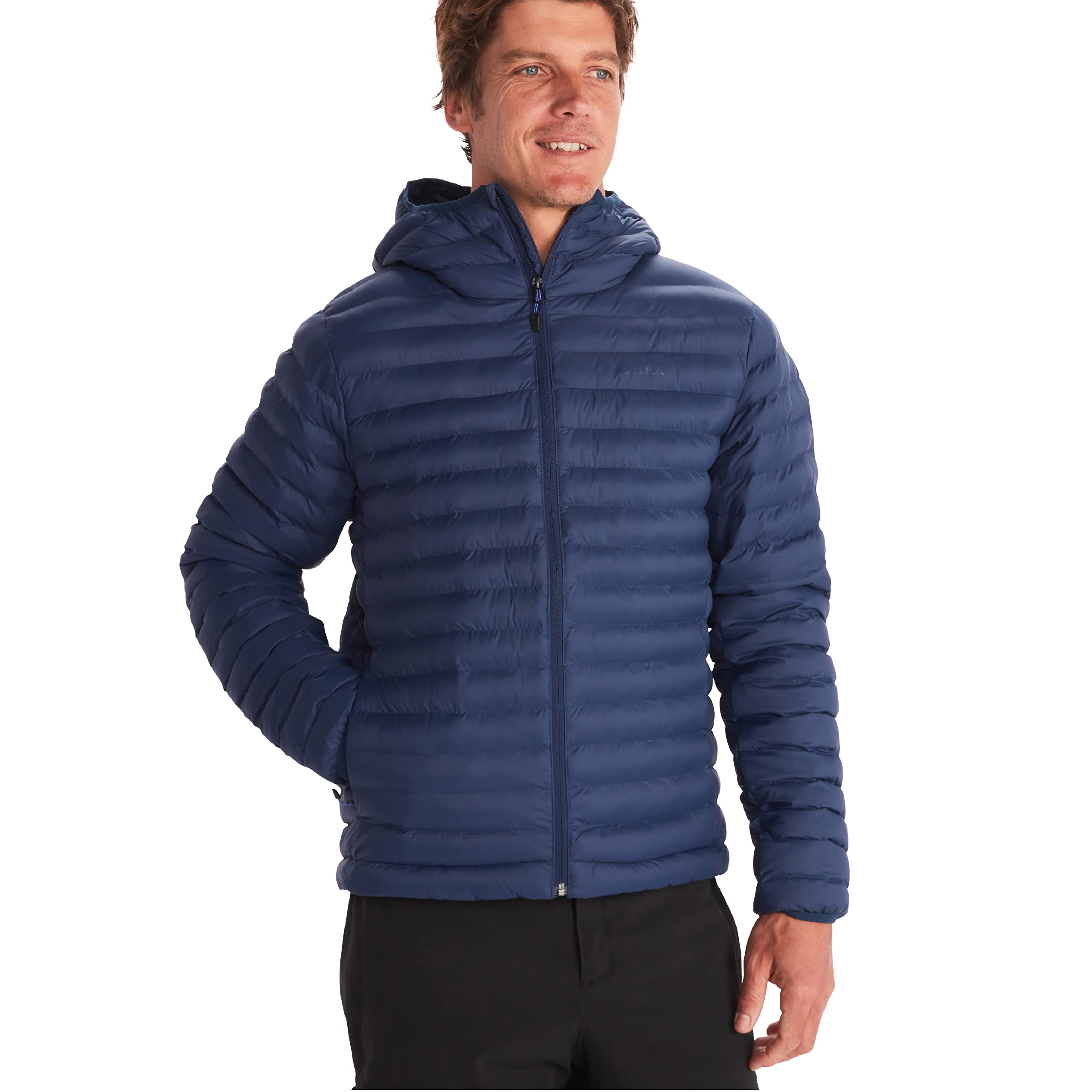MARMOT Men's Echo Featherless Hoody - Lightweight Down-Alternative Puffer Jacket with Hood for Hiking, Camping & Winter Outdoor Activities