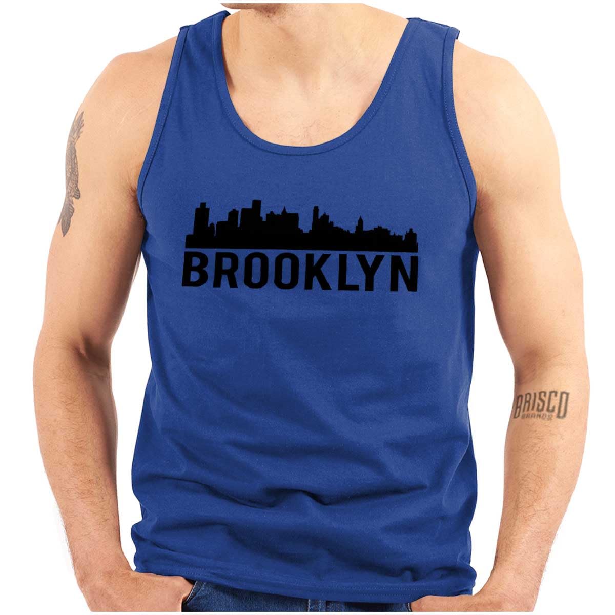 Brooklyn NYC Skyline New York City Graphic Tank Top for Men & Women - Casual Summer Wear, Street Fashion, Urban Outfit