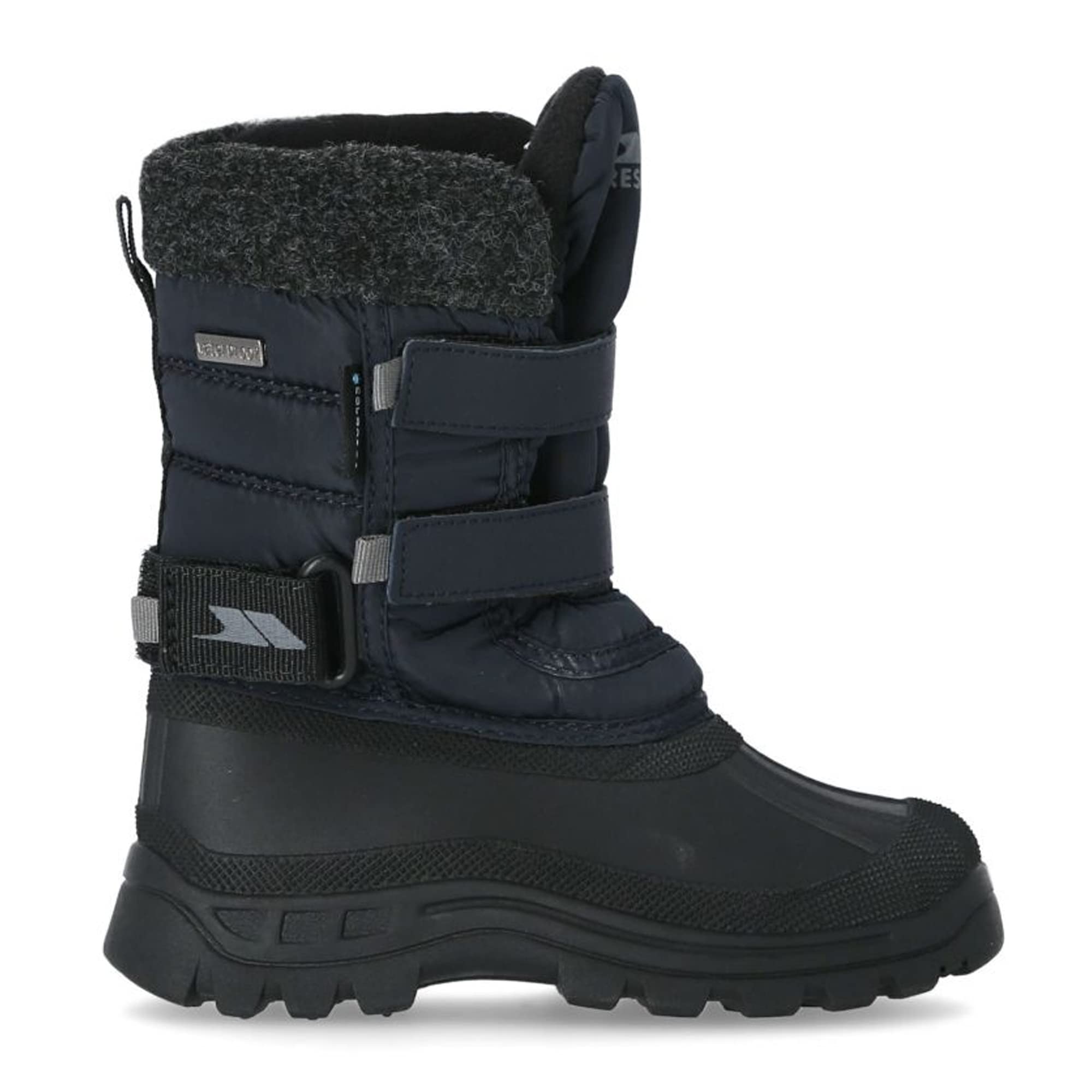 Trespass Strachan II Waterproof Snow Boots for Boys - Kids Winter Boots for Snow, Ice & Cold Weather - Perfect for Outdoor Play, Hiking & Snow Activities