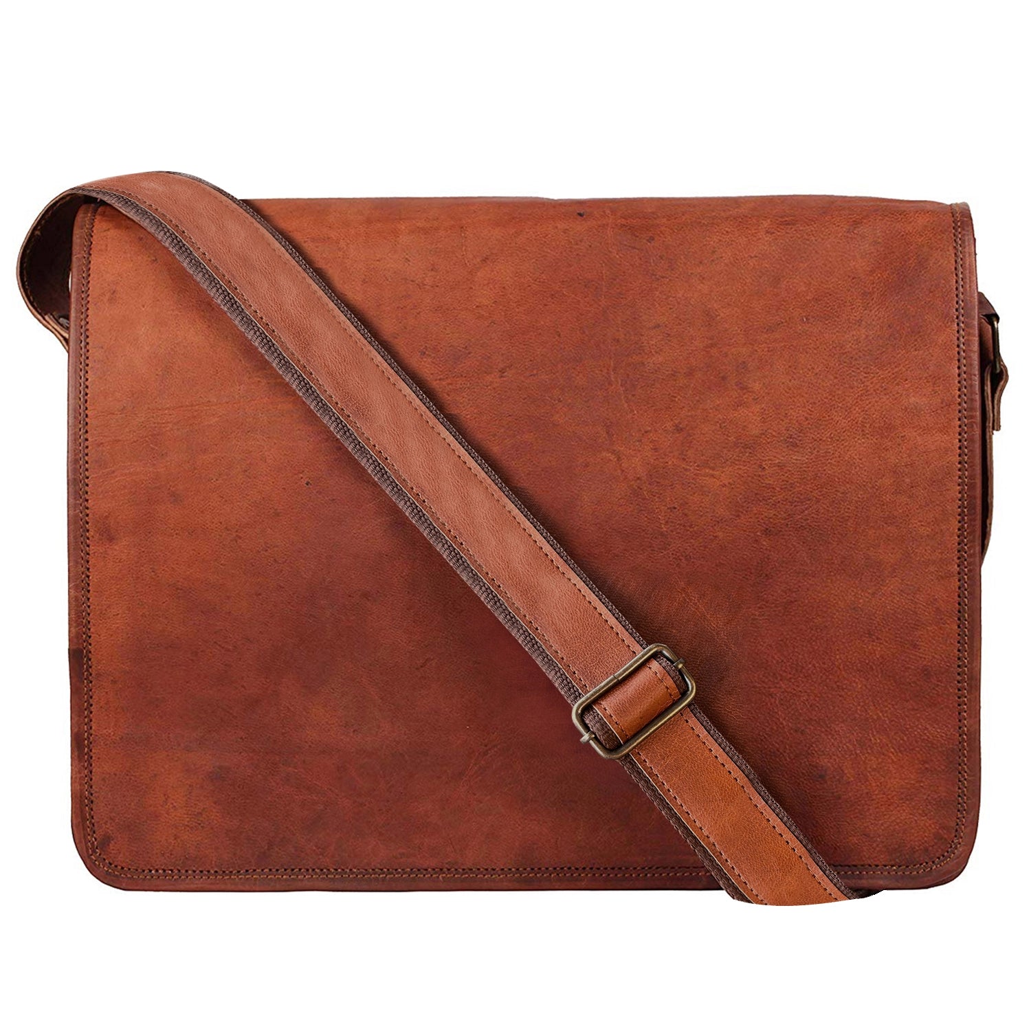 Premium Genuine Leather iPad Tablet Messenger Bag for 11 Inch - Perfect for Business, Travel & Daily Commute