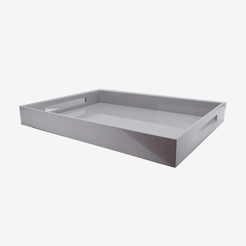 Addison Ross Lacquered Serving Tray - Elegant Wooden Tray for Breakfast in Bed, Coffee Table Decor, or Hostess Gift - Home Decor & Kitchen Serving Accessory