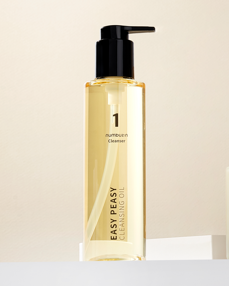 Numbuzin No.1 Easy Peasy Cleansing Oil - Gentle Makeup Remover & Deep Pore Cleanser for Glowing Skin | Perfect for Daily Skincare & Travel