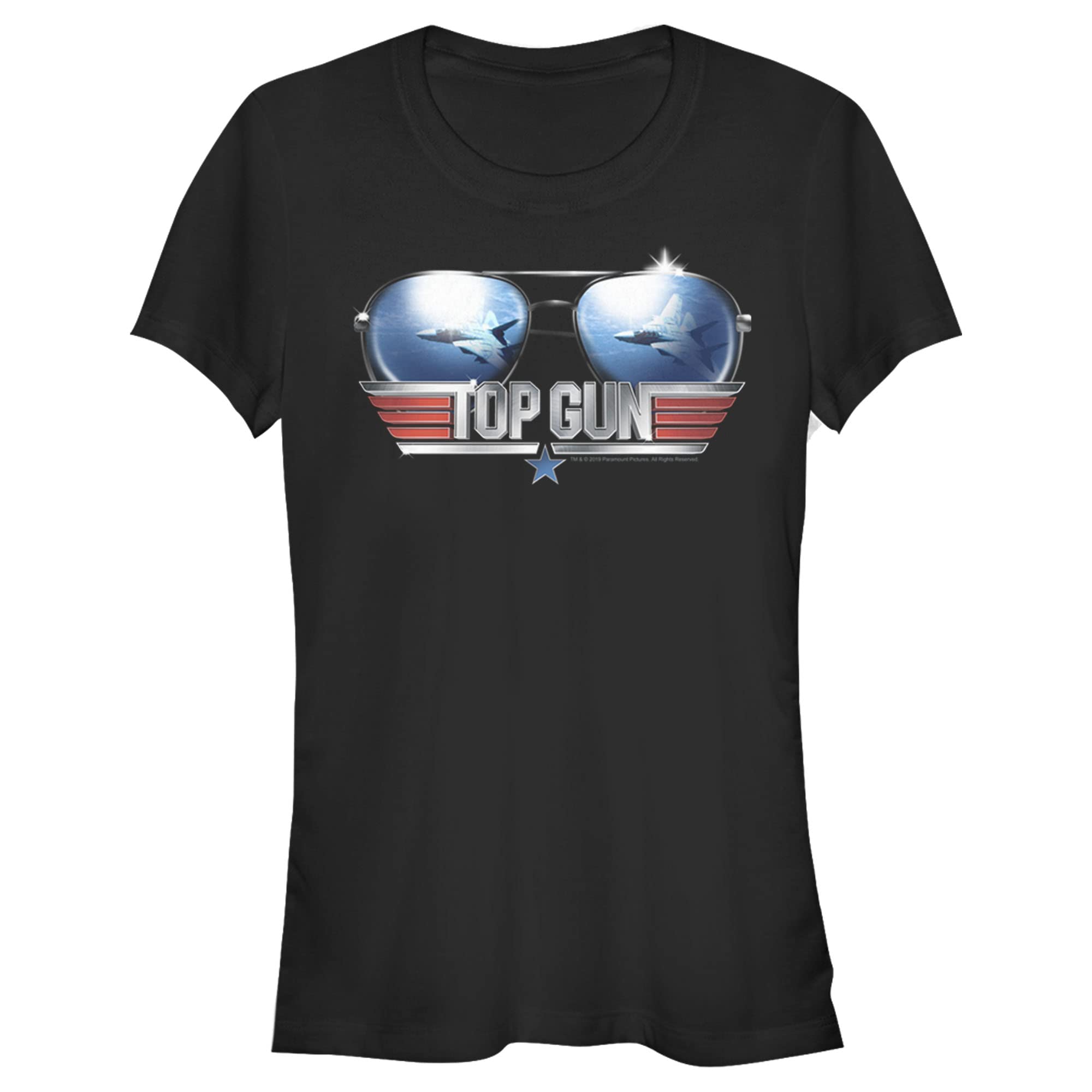 Top Gun Aviator Sunglasses Logo T-Shirt for Men - Vintage Pilot Style Cotton Tee - Perfect for Casual Wear, Movie Fans & Aviation Enthusiasts