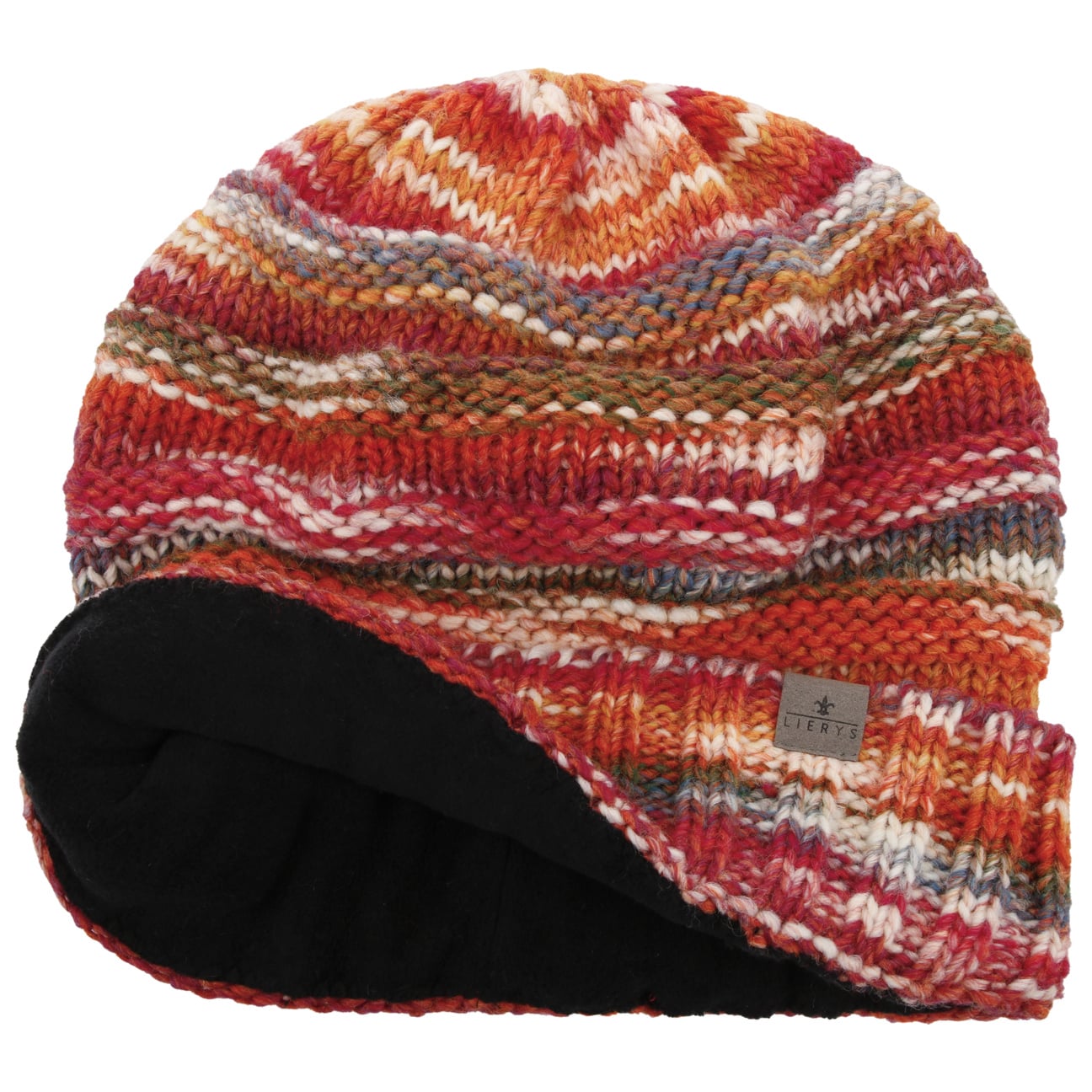 Lierys Bernardo Beanie - Fleece-Lined Winter Hat with Foldable Cuff for Men & Women - Perfect for Skiing, Snowboarding & Cold Weather Outdoor Activities