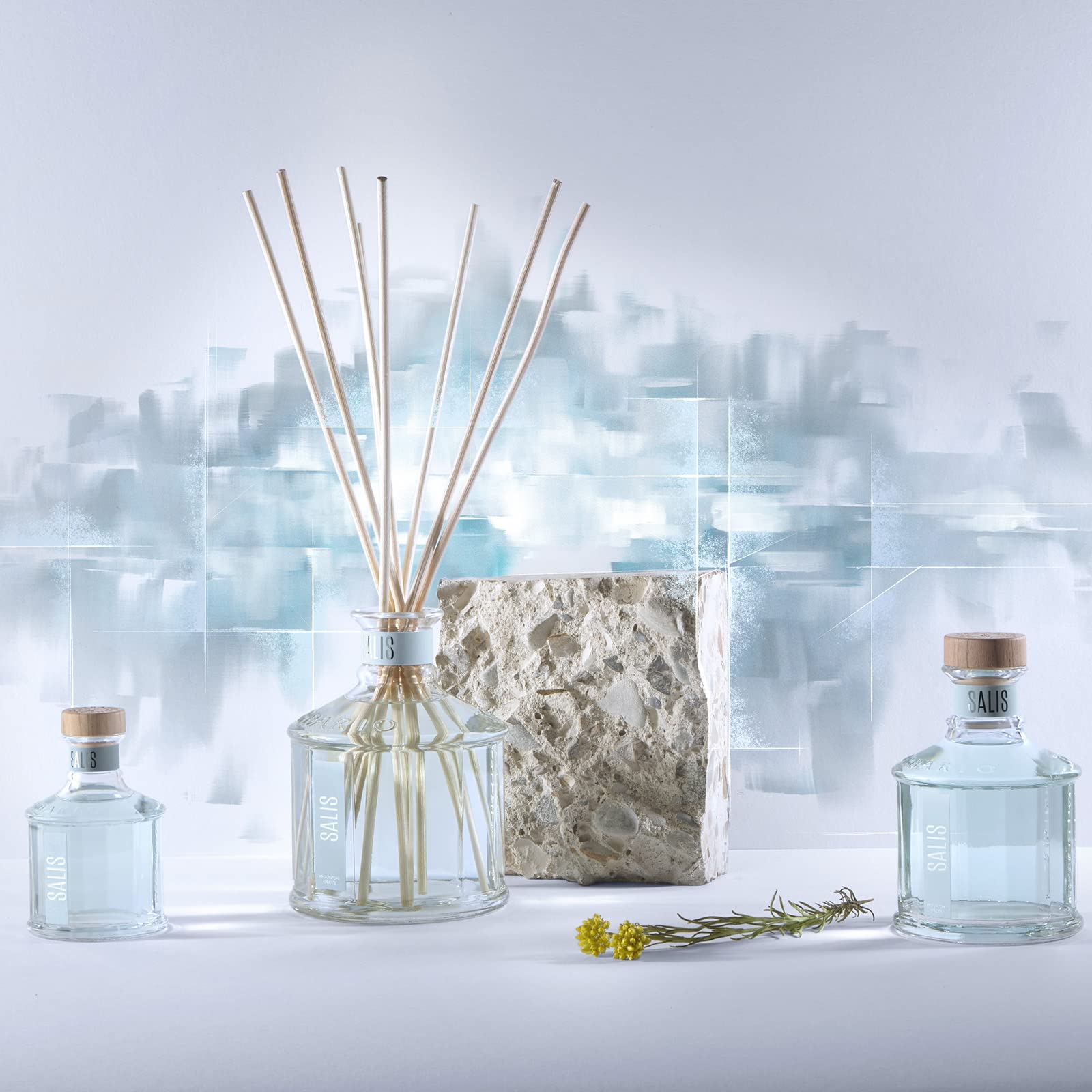 Erbario Toscano Salis Home Fragrance Diffuser 1L - Premium Italian Aromatherapy Essential Oil Diffuser for Living Room, Bedroom & Office - Long Lasting Scent