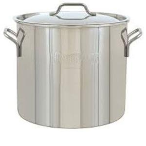 40QT Stainless Steel Brew Kettle - Home Brewing Beer & Wort Boiling Pot for Homebrewers, Perfect for Craft Beer Making & Large Batch Brewing (Outdoor/Indoor Use)