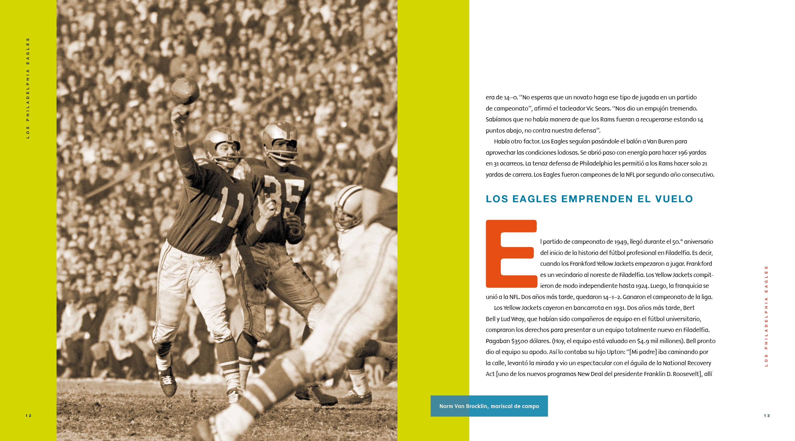 Philadelphia Eagles History Book - NFL Team Legacy, Super Bowl Wins & Iconic Players | Perfect for Football Fans & Sports Memorabilia Collectors