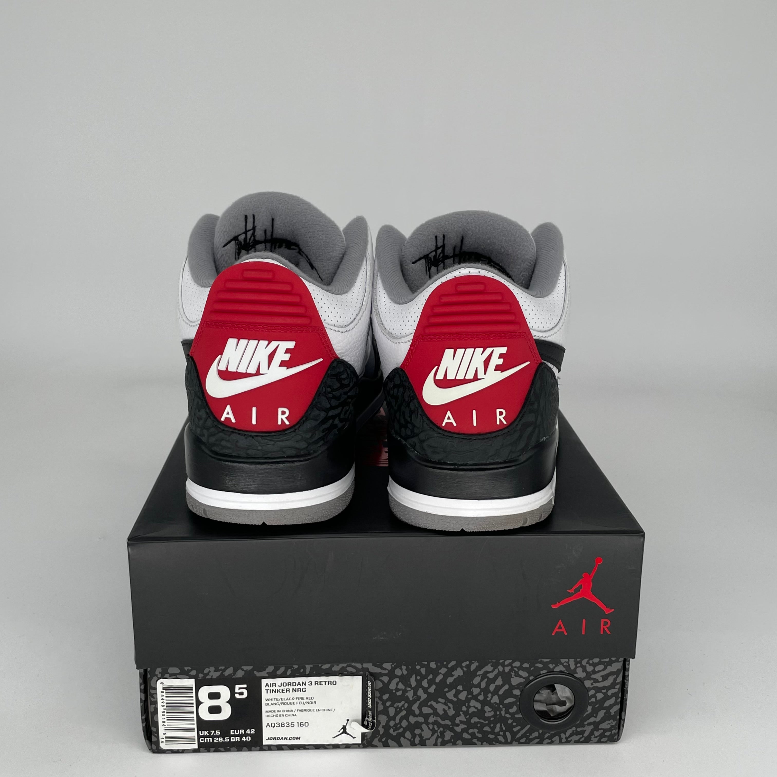 AIR JORDAN 3 TINKER HATFIELD Men's Basketball Shoes - Size 8.5 (AQ3835-160) - Retro Style Sneakers for Casual Wear & Street Fashion