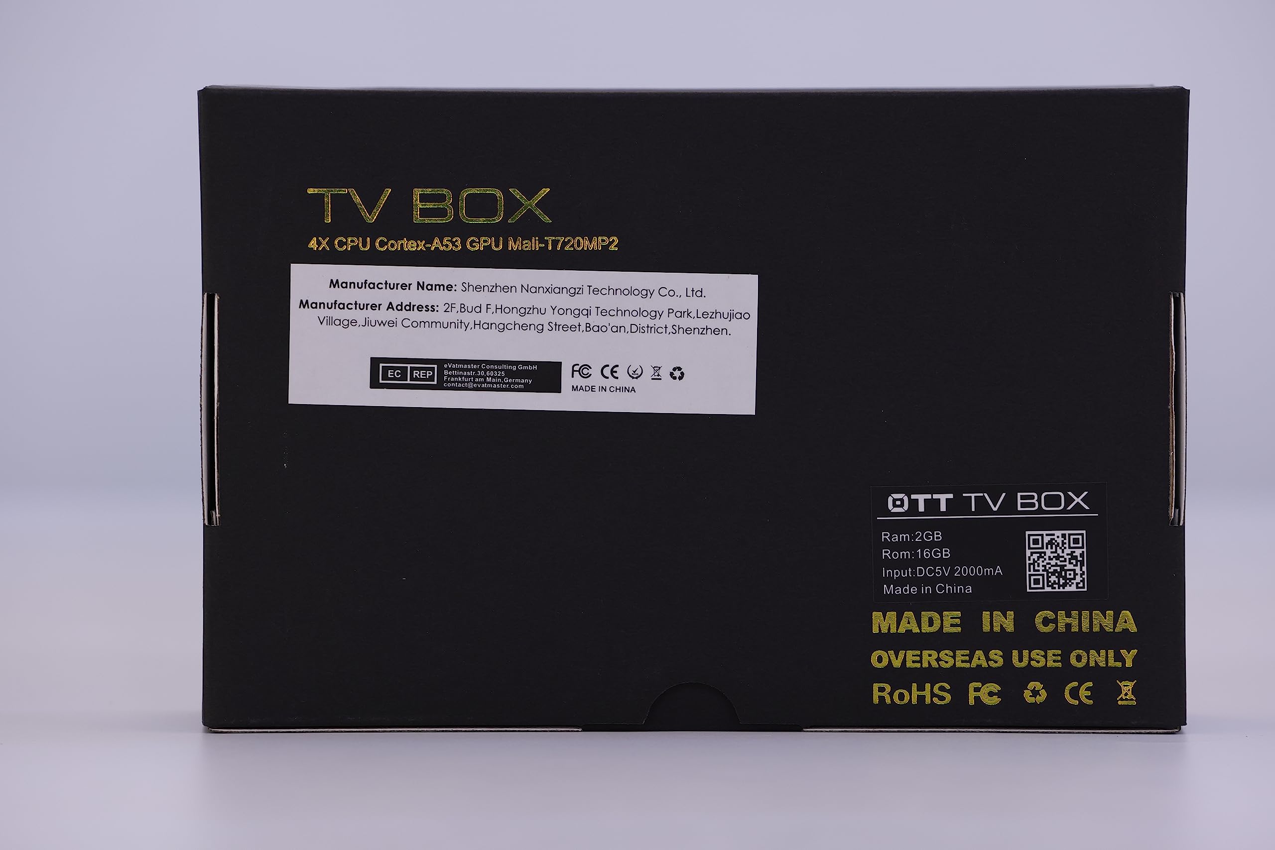 Android TV Box 10.0 | 2GB RAM 16GB ROM | H616 Quad-core Cortex-A53 | 6K 3D Support | 2.4GHz WiFi & Ethernet | HDMI 2.0 | Streaming Media Player for Netflix, YouTube & Gaming