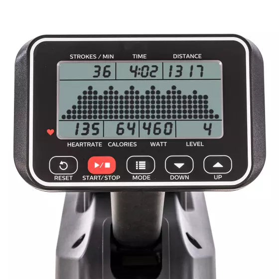 Spirit CRW800 Rowing Machine for Home Gym - Premium Indoor Rower for Full Body Workout | Perfect for Cardio Training & Strength Building | Compact Design for Small Spaces