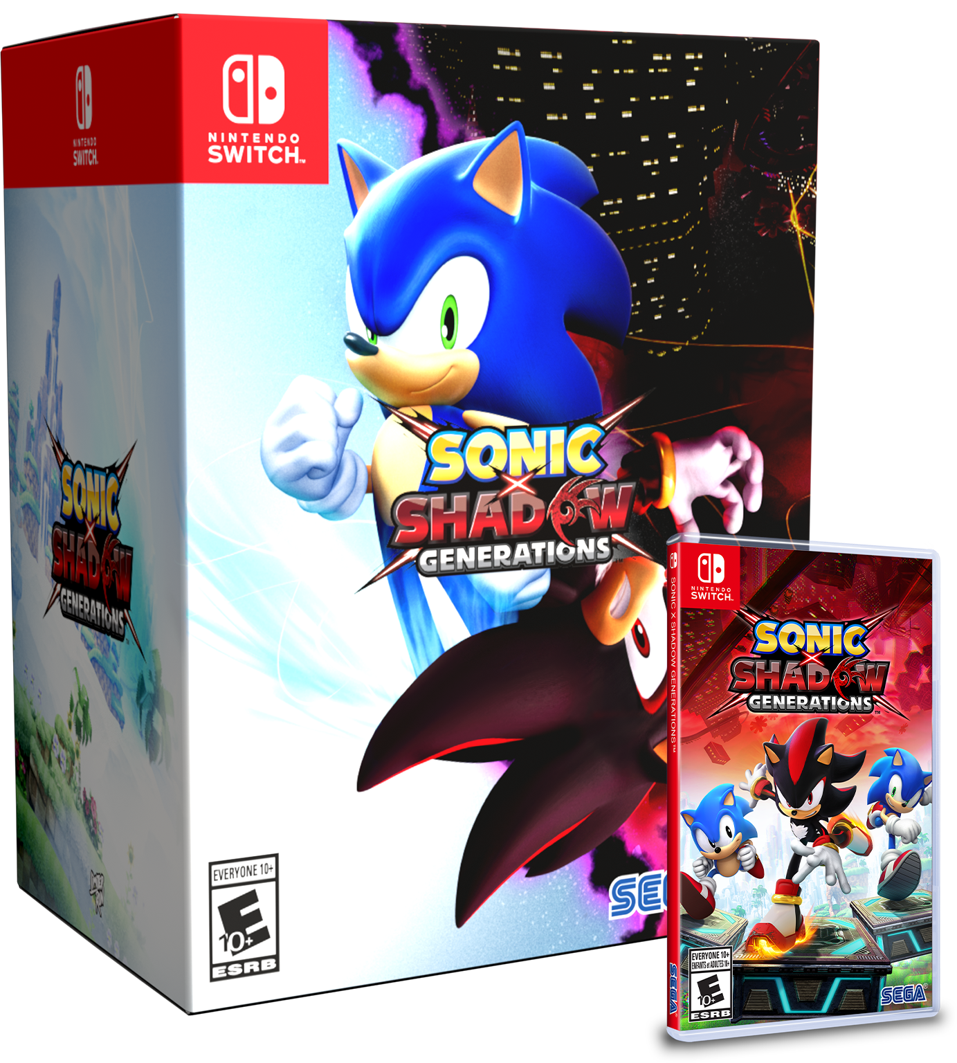 SONIC X SHADOW GENERATIONS Collector's Edition for Nintendo Switch - Limited Edition Game Bundle with Exclusive Content - Perfect for Sonic Fans & Collectors - Great for Gaming Parties & Gift Giving