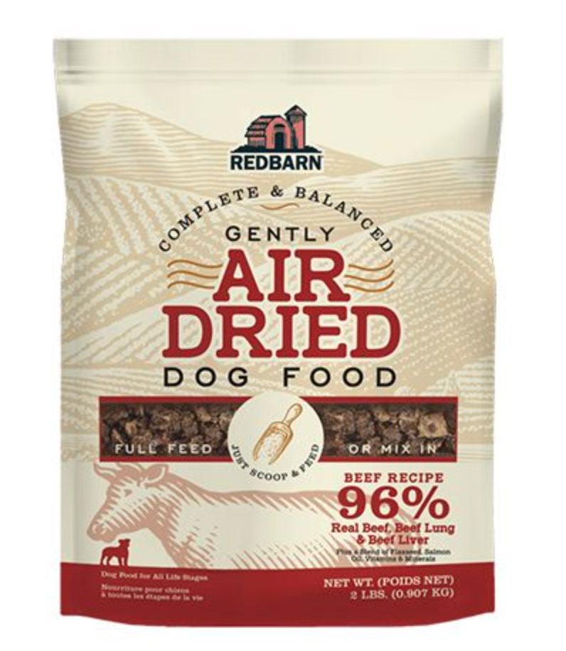 Redbarn Beef Air-Dried Grain-Free Dog Food - High Protein, All-Natural Nutrition for Active Dogs - Perfect for Training, Travel & Outdoor Adventures