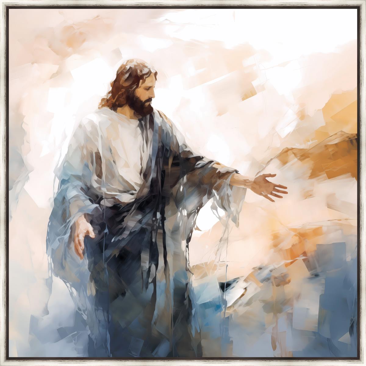Come Unto Me Large Wall Art - Inspirational Christian Home Decor for Living Room, Bedroom & Office - Perfect for Gifts & Spiritual Spaces