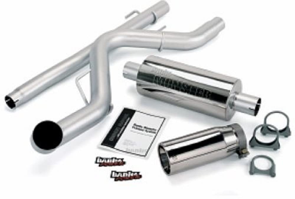 Banks 48700 Monster Exhaust System - High Performance Car Exhaust for Trucks & SUVs - Enhances Engine Power & Sound - Perfect for Off-Roading & Street Racing