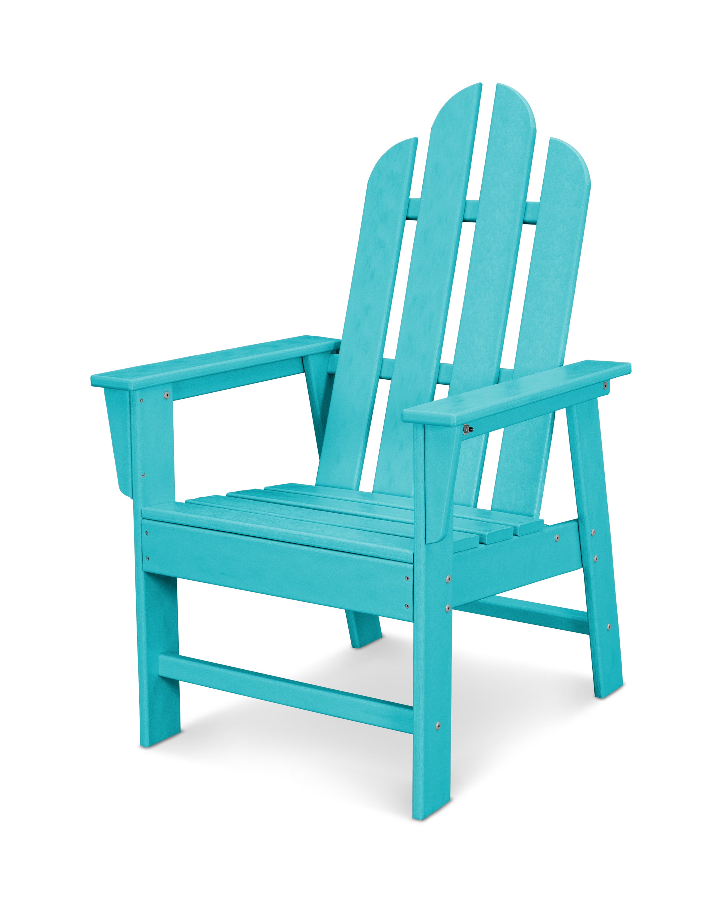 POLYWOOD Long Island Dining Chair - Durable Outdoor & Indoor Furniture - Weather-Resistant Adirondack-Style Seat - Perfect for Patio, Deck, Garden, and Poolside Use
