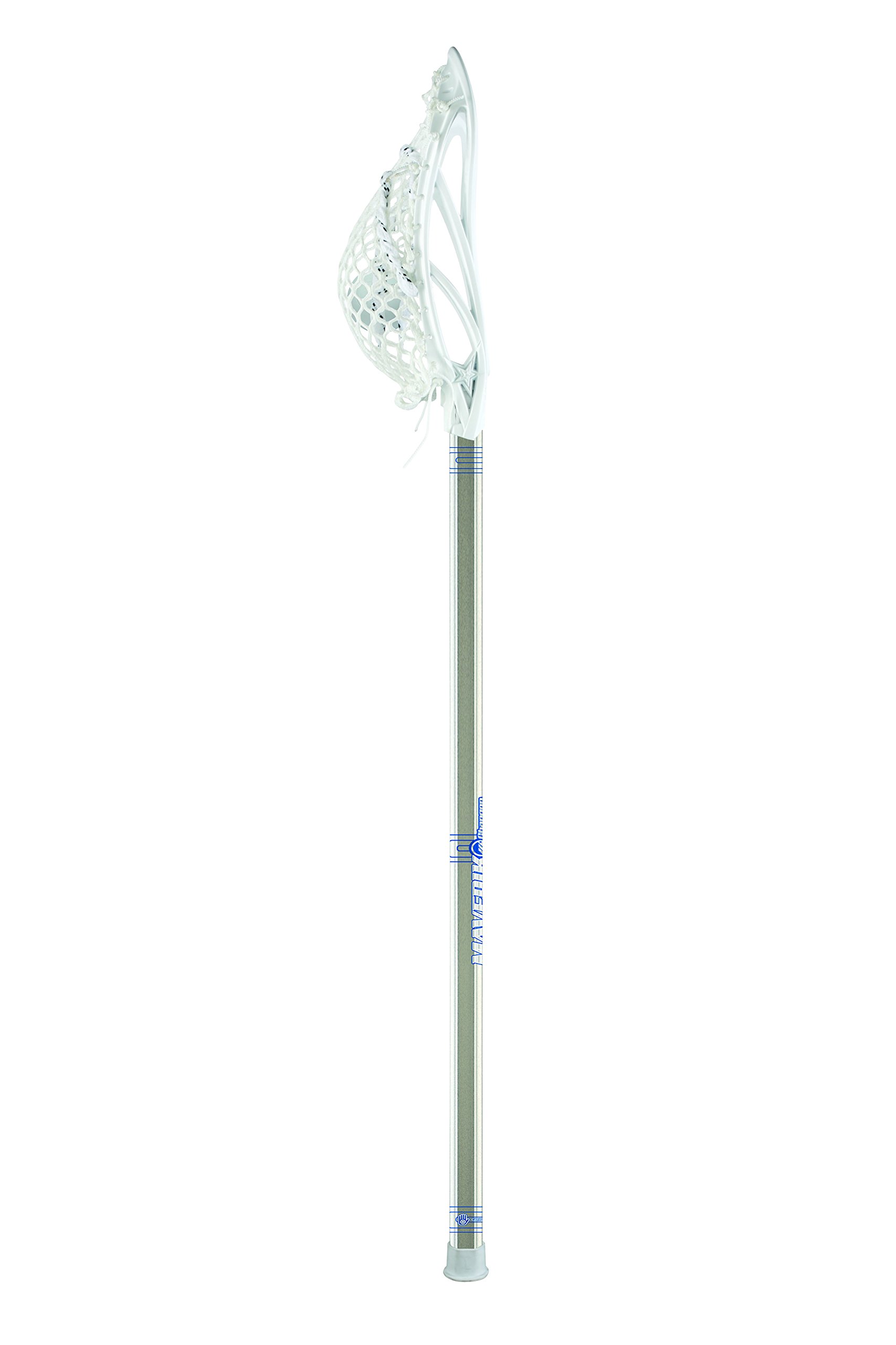 Maverik Lacrosse Charger Complete Stick - Lightweight Carbon Fiber Shaft & High-Performance Head for Men & Women - Perfect for Field Play, Training & Competitive Games