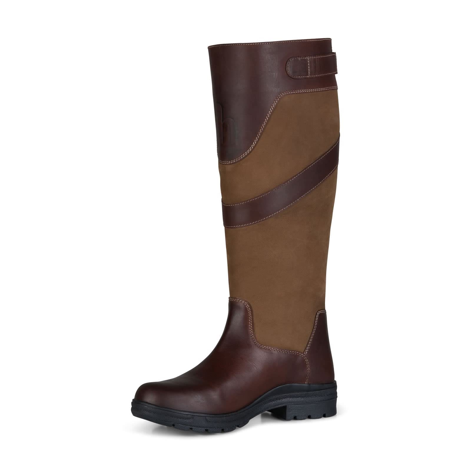 HORZE Waterford Country Boots - Waterproof Equestrian Riding Boots for Women & Men - Perfect for Horseback Riding, Farm Work & Outdoor Activities