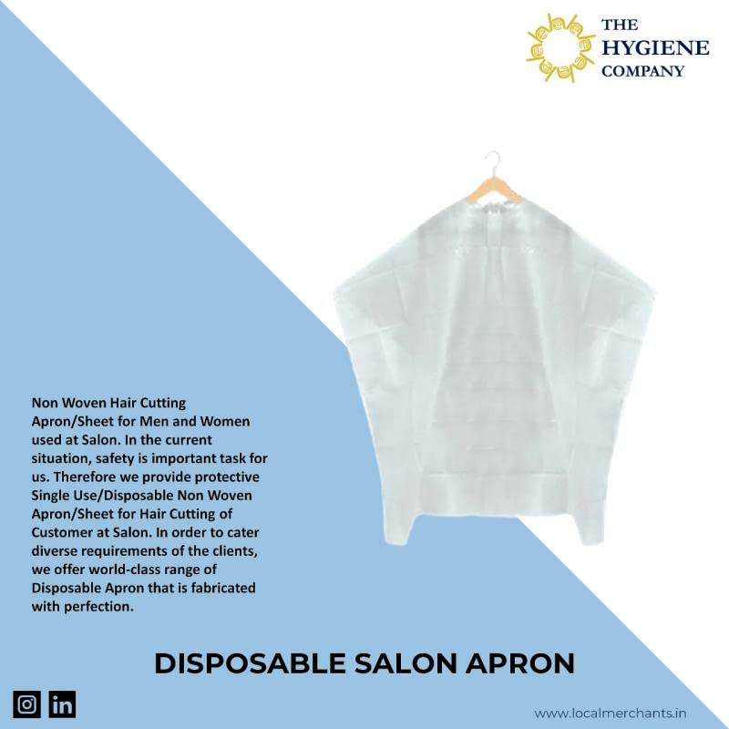20Pcs Disposable Hair Cutting Capes for Salon & Barber - Waterproof Styling Cape for Hair Dye, Perm, Haircuts - Plus Size Barber Cape for Beauty Salon & Home Use