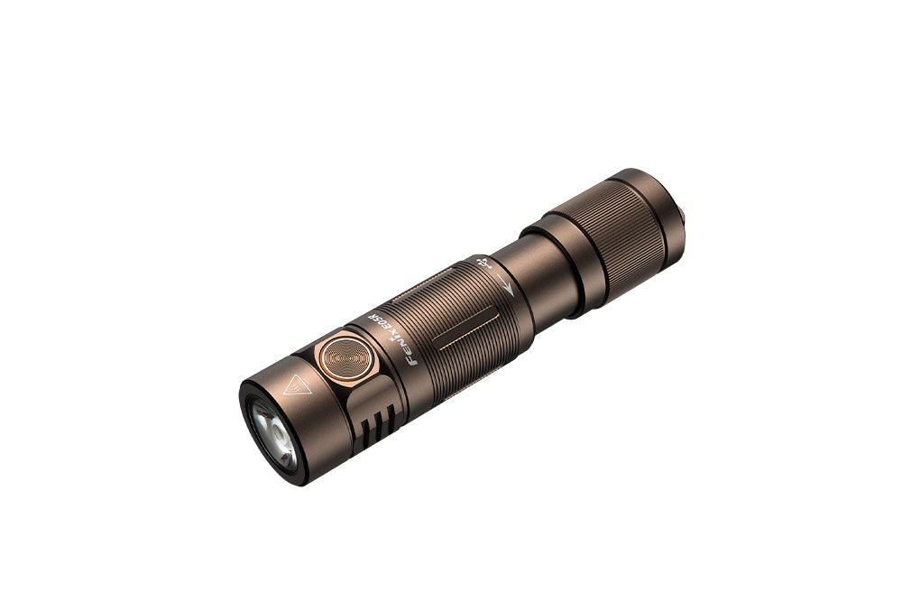 Fenix E05R Mini Keychain LED Flashlight - 400 Lumens Ultra Bright, Rechargeable, Compact EDC Light for Camping, Hiking, Emergency & Everyday Carry