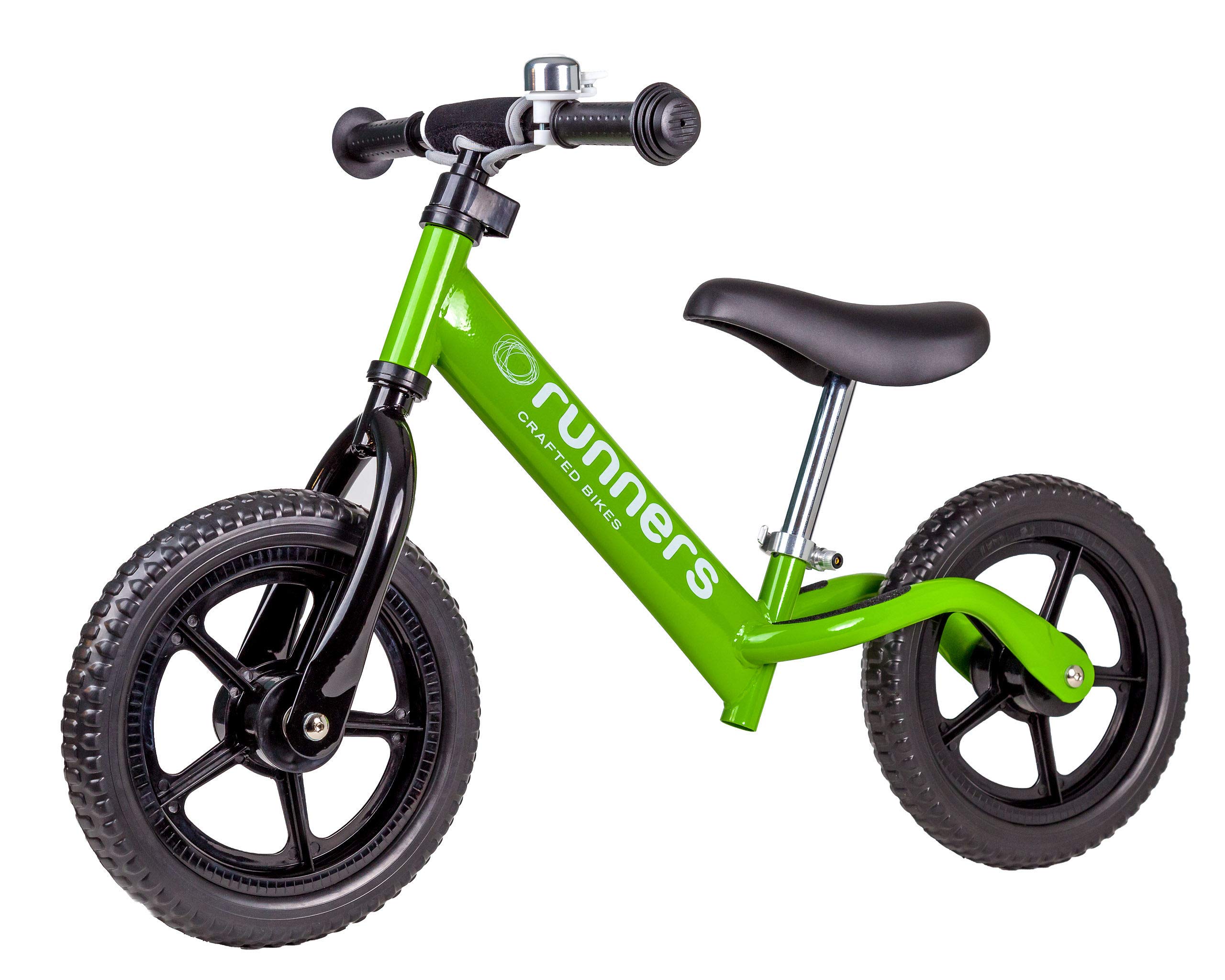 PushMee Kids Balance Bike - Lightweight No Pedal Training Bicycle for Toddlers Age 18 Months to 5 Years - Adjustable Seat & Handlebar with Polymer EVA Tires - Perfect for Learning Balance & Coordination at Home, Park or Playground