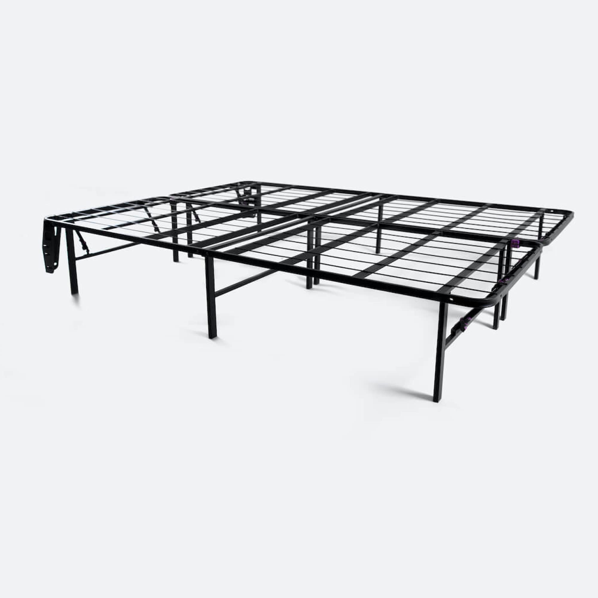 Purple Metal Platform Bed Frame - Heavy Duty & Noise Free for Full Size Bed - Perfect for Modern Bedrooms