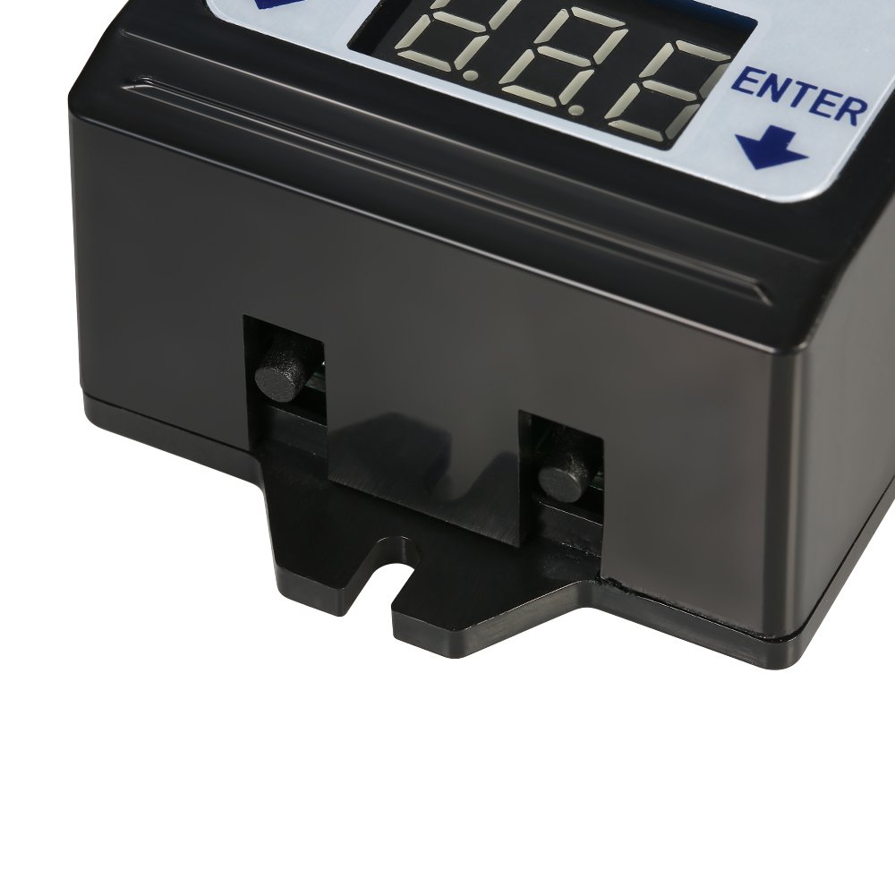 DC 6-80V Voltage Detection Charging Discharge Monitor Relay Switch Controller with Protective Case - Perfect for Solar Power Systems, Electric Vehicles & DIY Electronics Projects