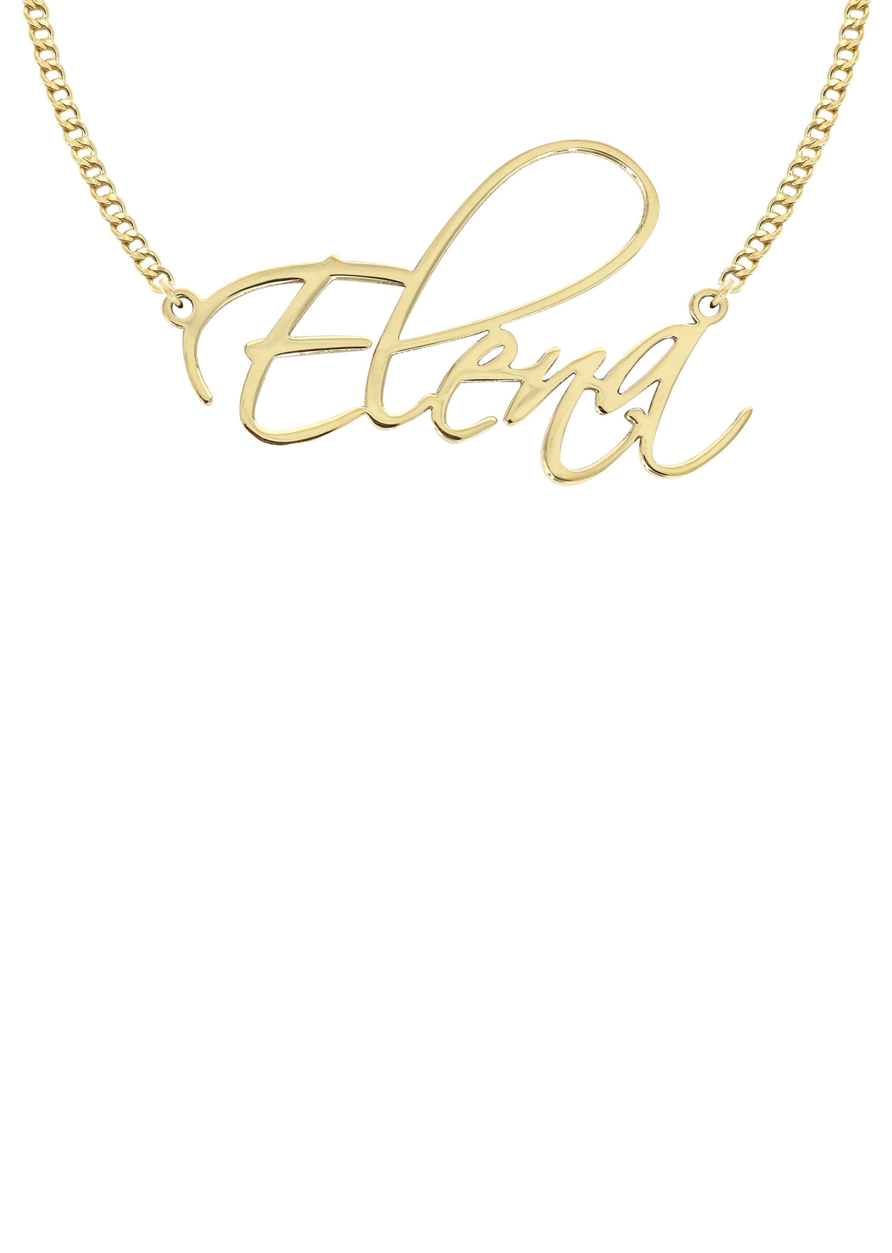 14K Gold Personalized Name Plate Necklace - Custom Engraved Name Jewelry for Women | Perfect for Gifts, Anniversaries, and Everyday Elegance