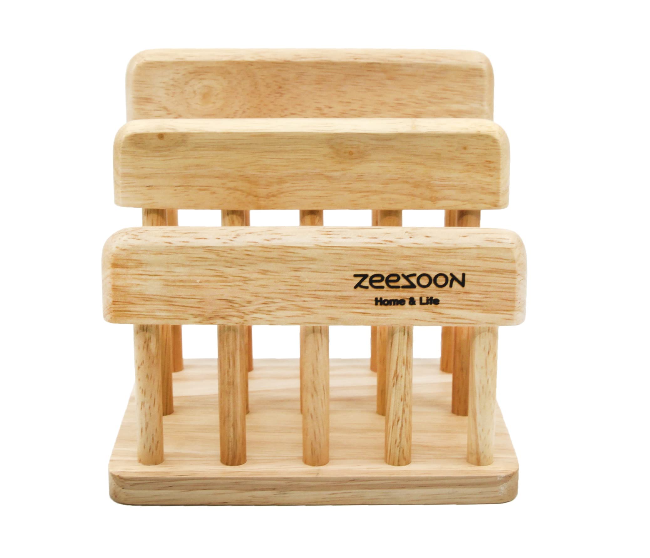 ZEESOON 海滩木质双切菜板架厨房收纳架，带切菜板支架，适用于厨房橱柜整理，提升厨房效率，适合家庭和餐厅使用