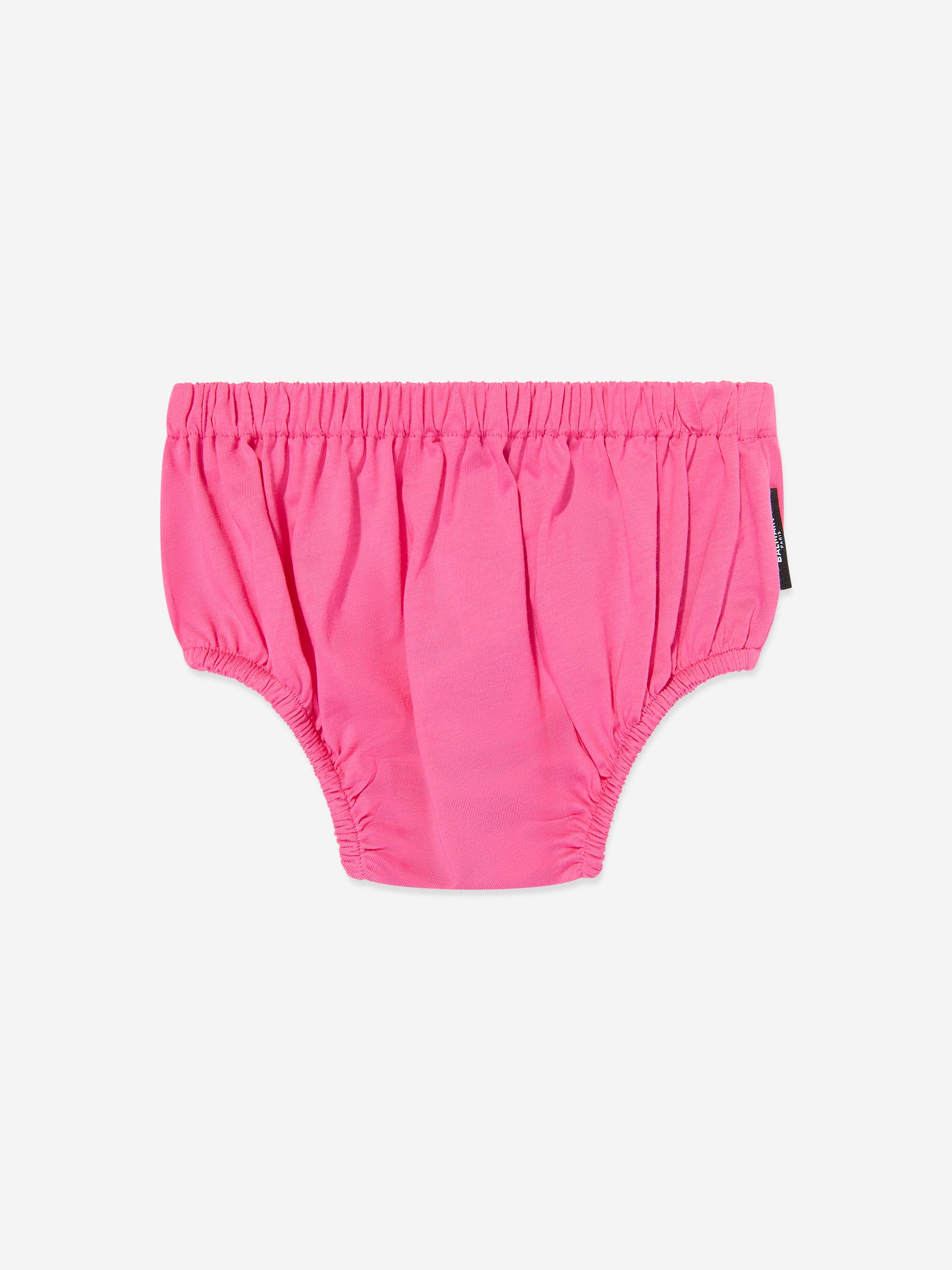 Balmain Baby Girls Pink Jersey Dress with Knickers - Soft & Comfortable Outfit for Playdates, Parties & Special Occasions