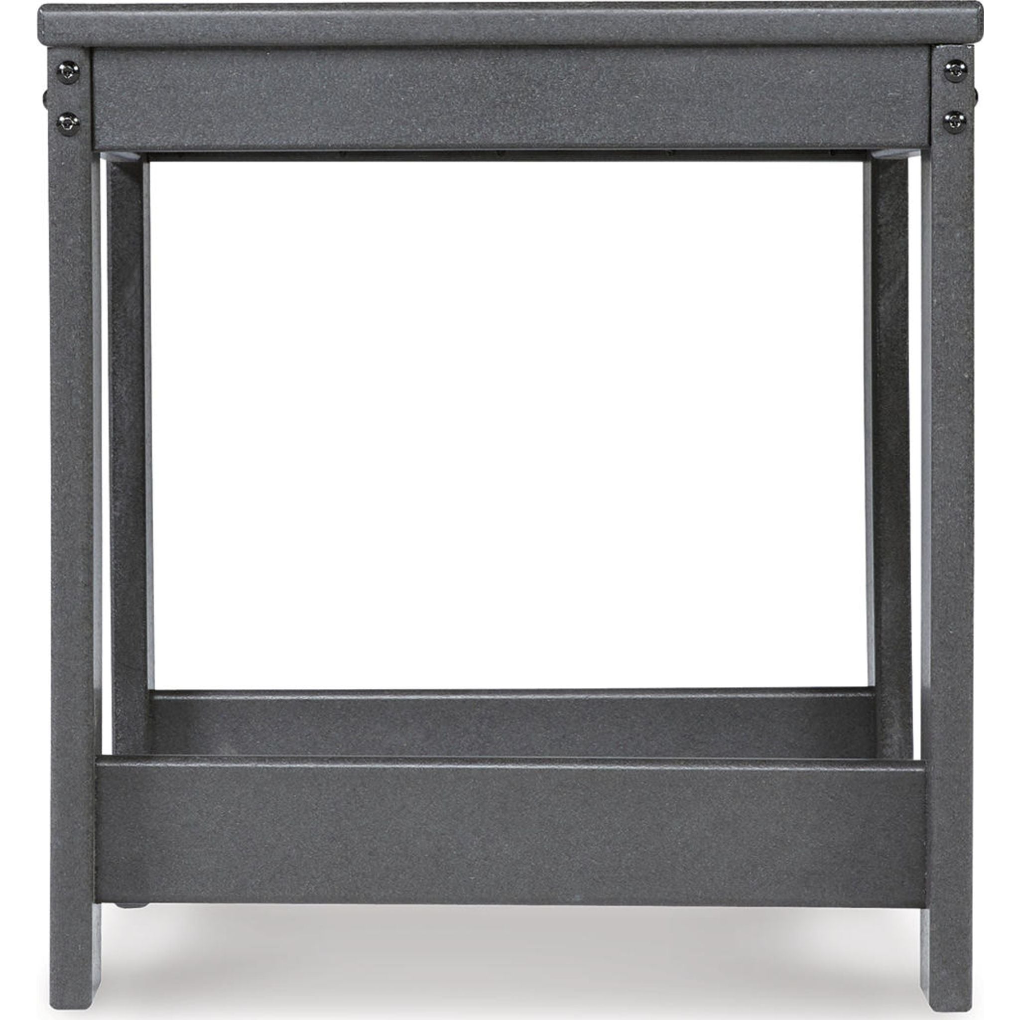 Amora Outdoor Square End Table - Weather-Resistant Patio Side Table for Garden, Poolside & Deck - Perfect for Coffee, Drinks & Decor