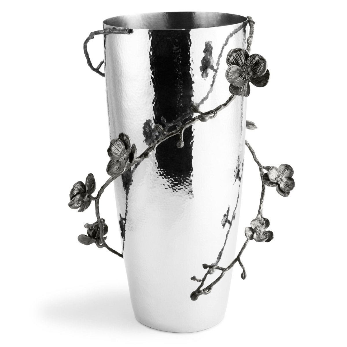 Elegant Black Orchid Vase - Modern Home Decor for Living Room, Office & Wedding Centerpieces