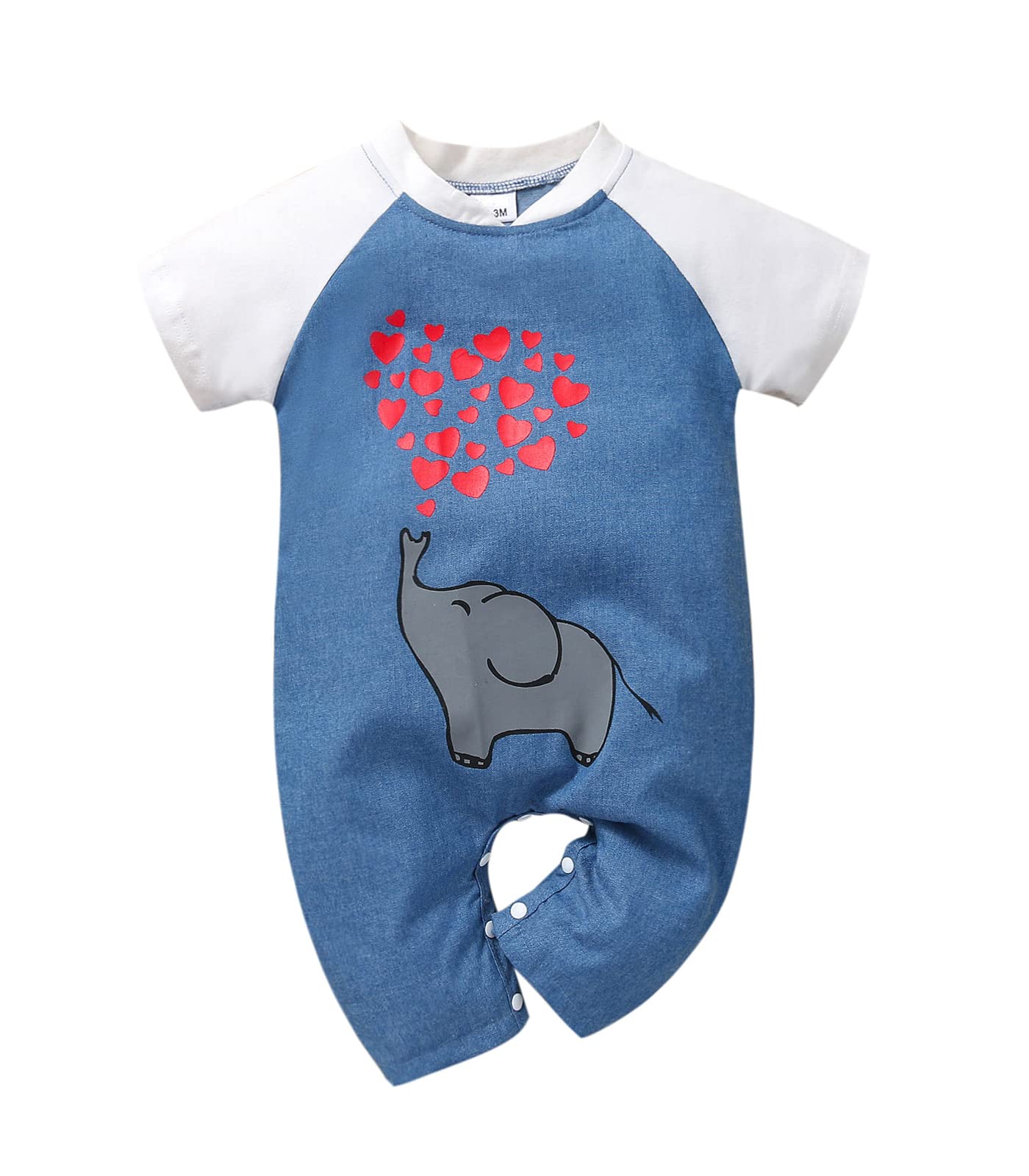 Adorable Infant Baby Clothes for Boys & Girls - Summer Sleeveless Romper with Cute Cartoon Animal Print | Perfect for Playtime, Beach Outings & Family Photos