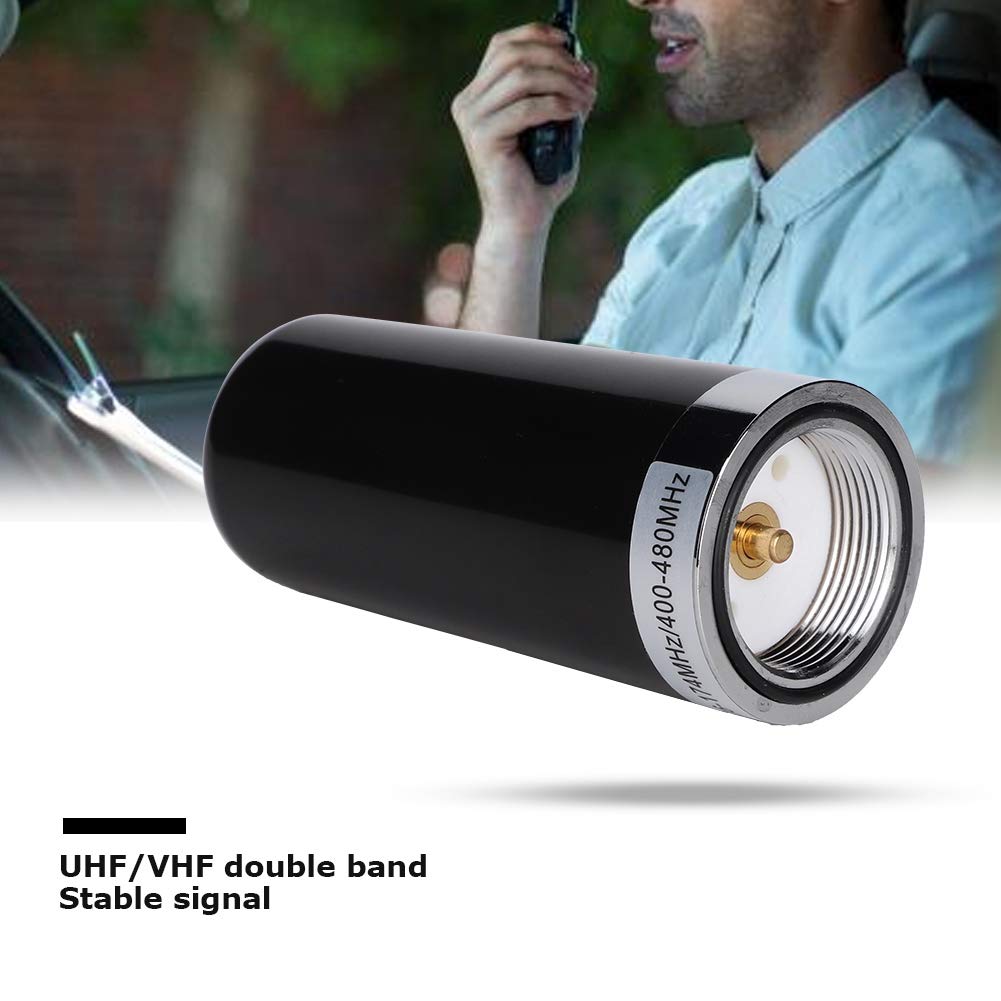Universal Car Mobile Radio Antenna - NMO UHF VHF Dual Band Super Short Mini Antenna for Vehicles | Perfect for Off-Roading, Trucking & Emergency Communication