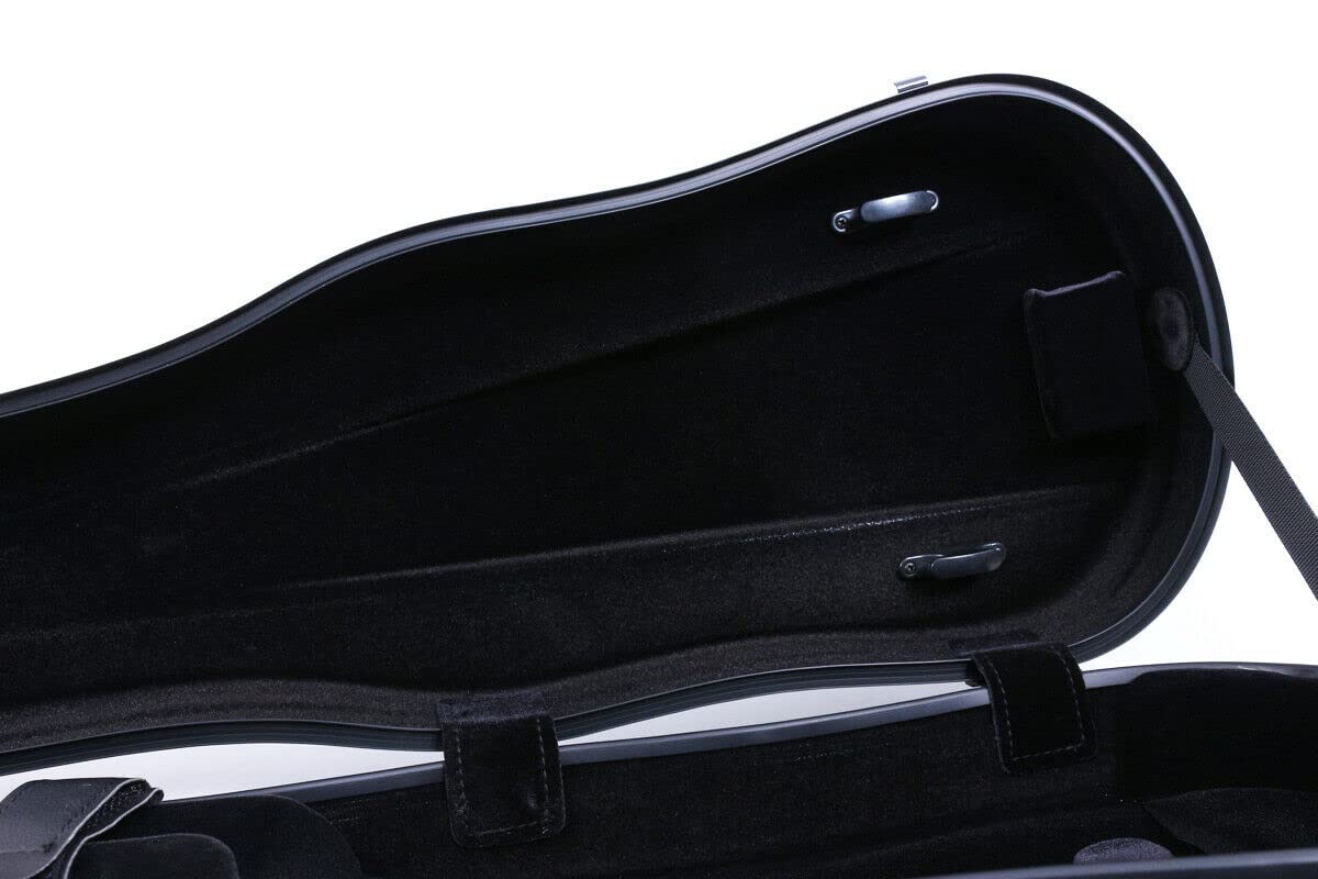 Carbon Fiber 4/4 Violin Case - Lightweight & Durable Oblong Violin Box in Black | Perfect for Travel, Performances & Storage