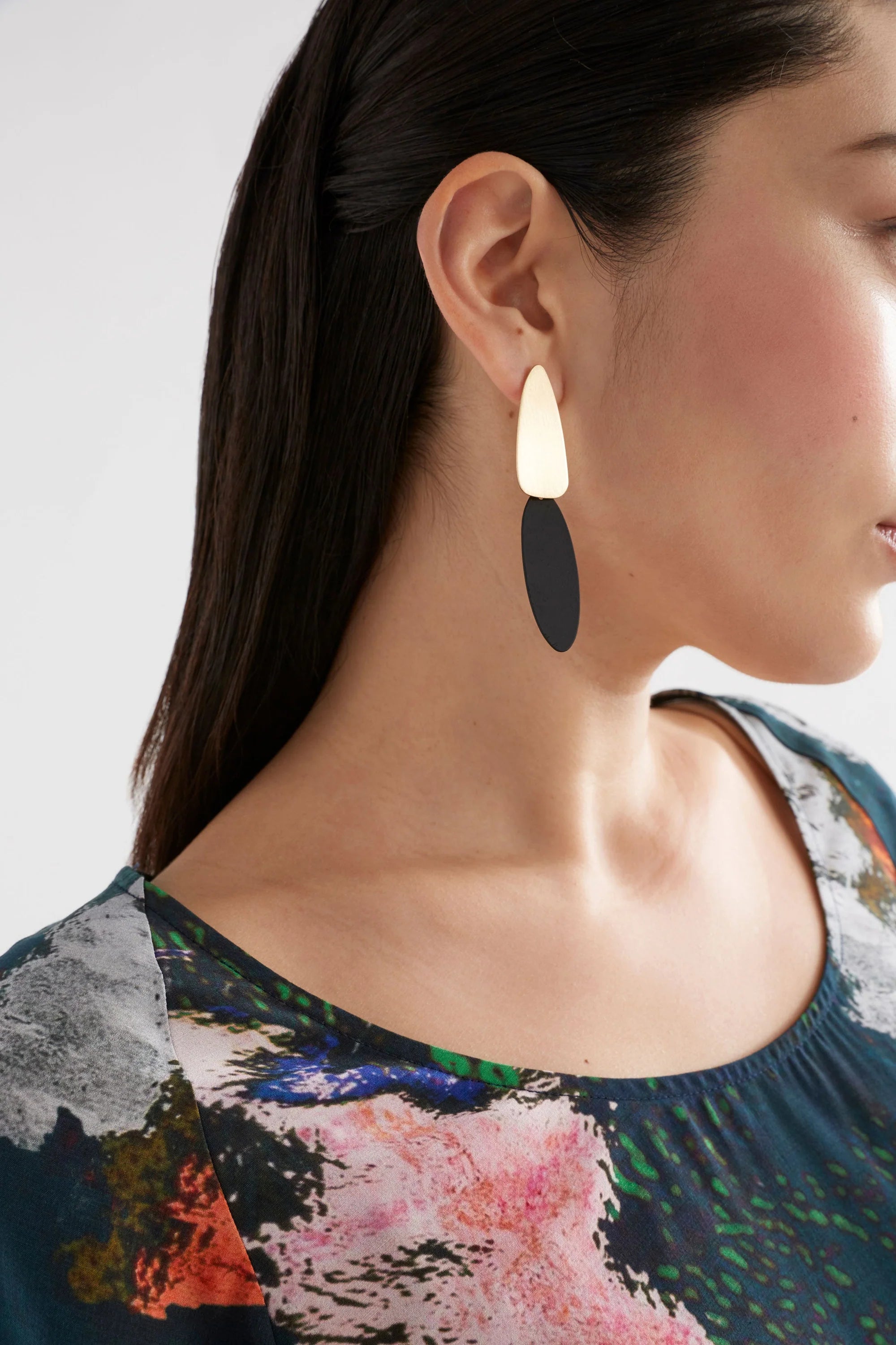 ELK Finn Long Drop Earrings for Women - Elegant Dangle Earrings with Silver Plating - Perfect for Parties, Weddings & Everyday Wear