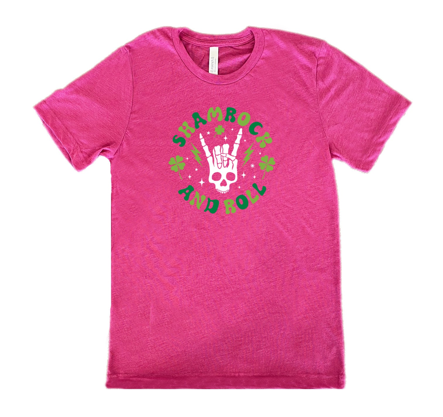 Shamrock and Roll Unisex T-Shirt - St. Patrick's Day Apparel for Men & Women - Perfect for Parties, Parades & Casual Wear