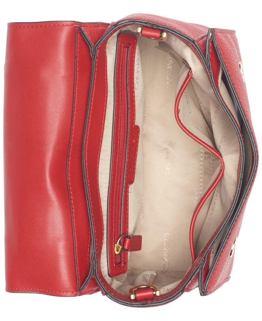 Calvin Klein Fern Top Handle Crossbody Bag for Women - Stylish & Compact Purse for Everyday Use, Work, Travel & Shopping