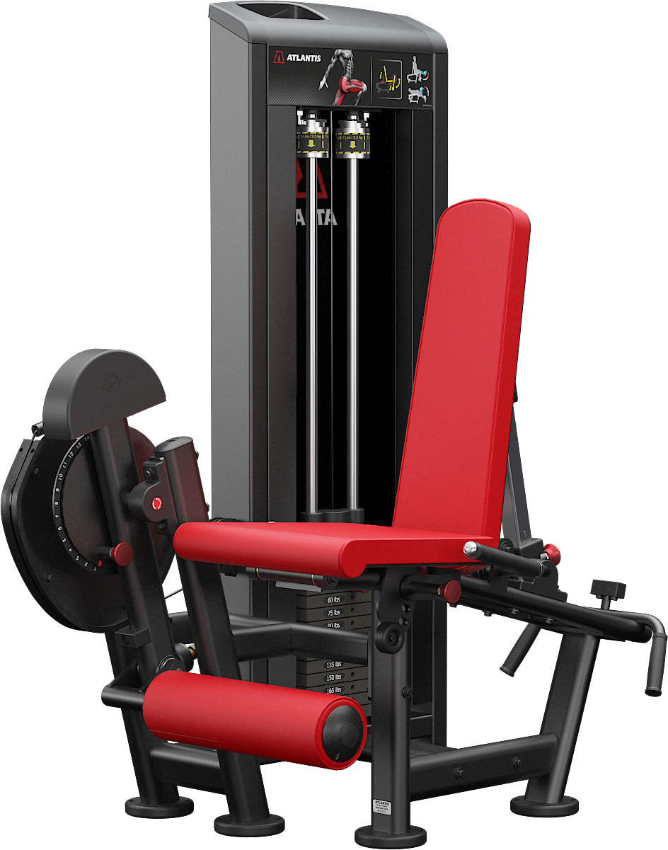 ATLANTIS Leg Extension and Lying Leg Curl Machine for Home Gym - Strength Training Equipment for Quads & Hamstrings - Perfect for Leg Workouts & Muscle Building