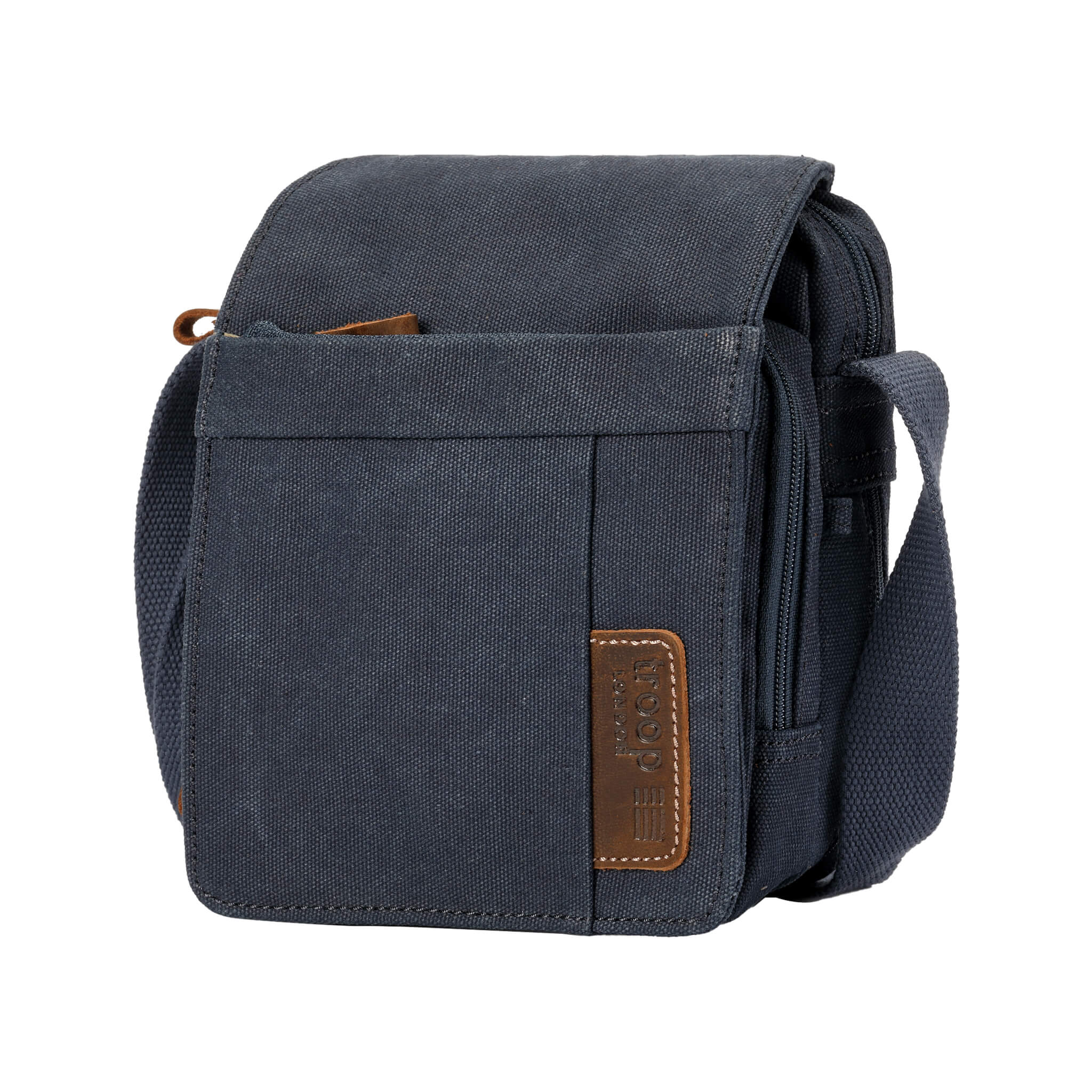 Troop London Classic Canvas Crossbody Bag for Men & Women - Stylish & Durable Messenger Bag for Travel, Work & Everyday Use