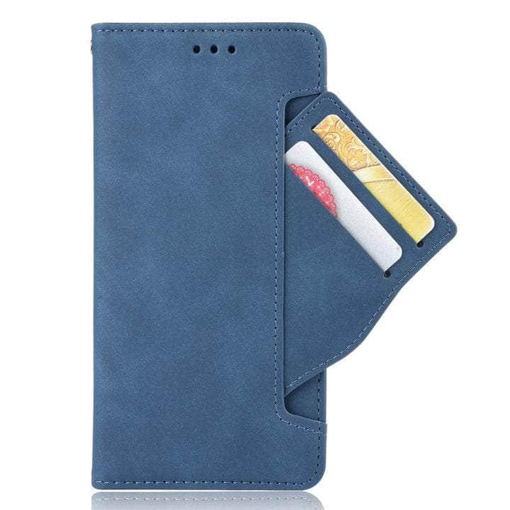 Google Pixel 6 Pro Leather Wallet with Card Slots - Slim Protective Phone Case for Everyday Use & Travel
