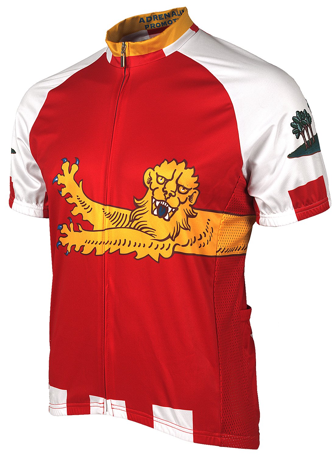Premium Prince Edward Island Cycling Jersey - Breathable & Moisture-Wicking Bike Shirt for Men & Women - Perfect for Road Biking, Mountain Cycling & Outdoor Sports