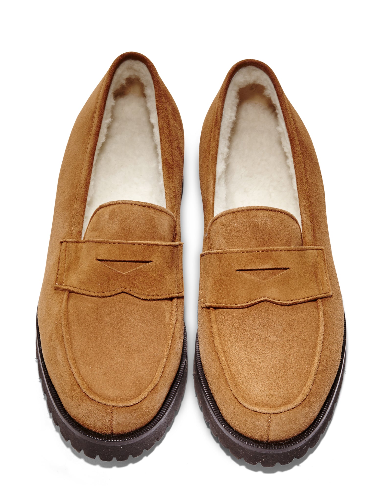 Maia Suede Loafer Shoes for Women - Comfortable Slip-On Casual Flats with Soft Cushioning - Perfect for Office, Travel & Everyday Wear