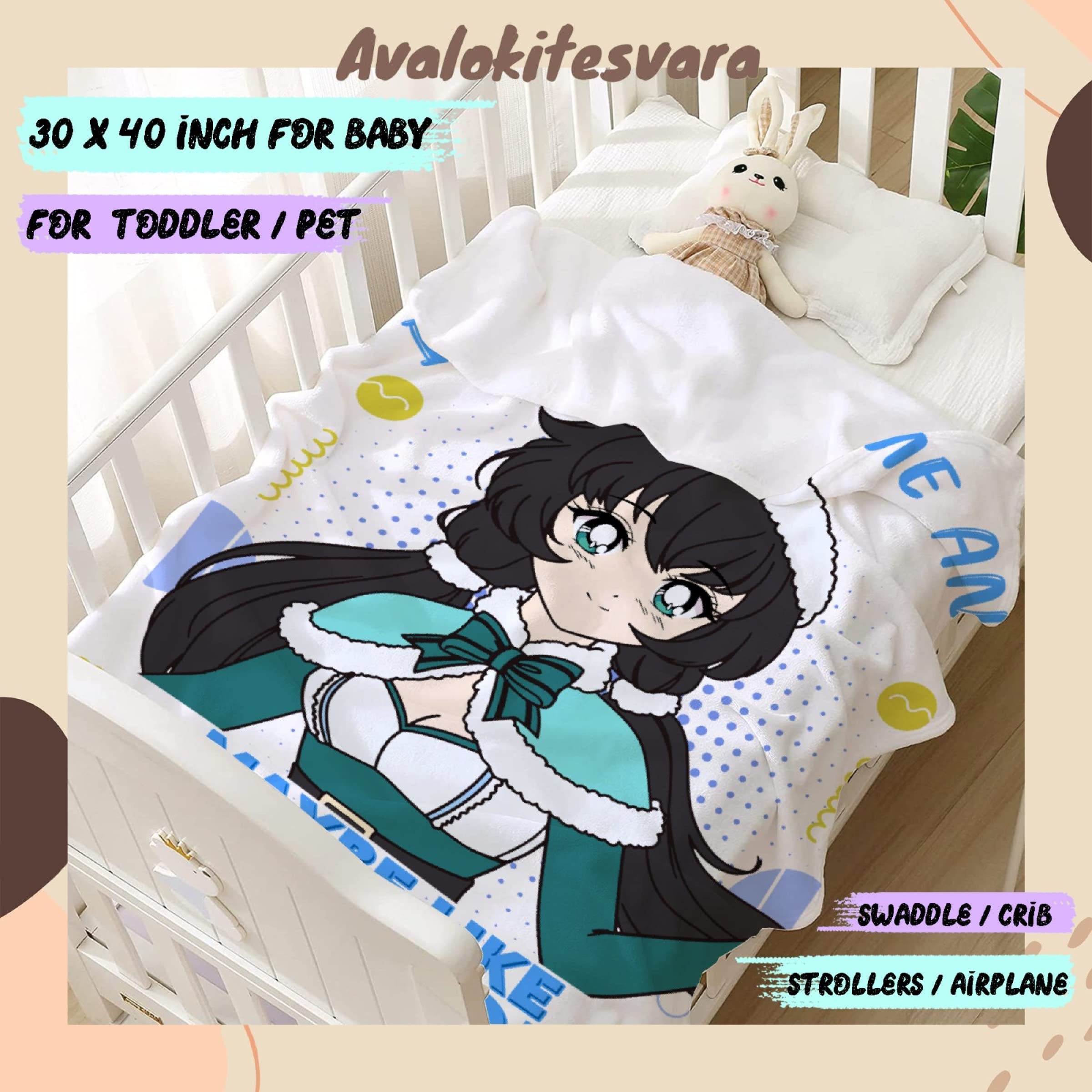 Anime Throw Blanket - Super Soft Flannel Fleece Blanket 120x90 inches - Funny Gifts for Anime Lovers - Perfect for Bed, Couch, Sofa & Travel - Cozy Gift for Family & Friends