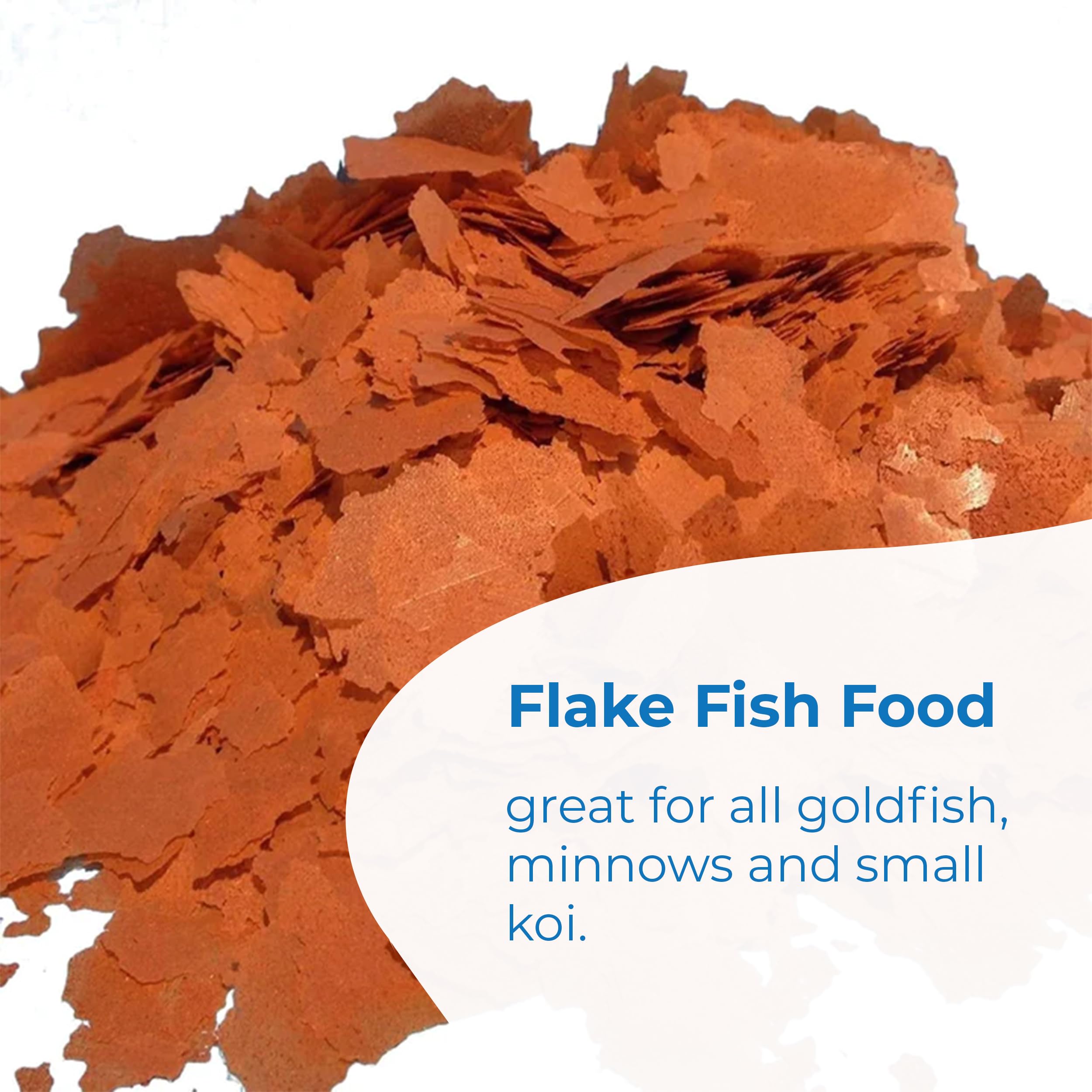 Premium Toledo Goldfish & Koi Flake Food - Nutritious Fish Food for Ponds, Aquariums & Fish Tanks (4.8oz) - Ideal for Daily Feeding & Enhancing Color of Goldfish & Koi